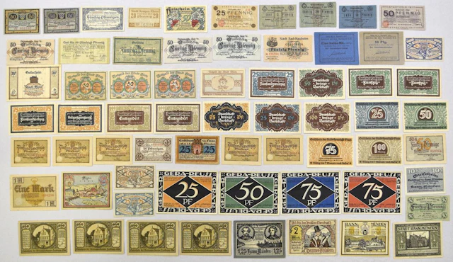 Germany. German Municipalities, 1917 to 1922, Issued Notgeld Banknote
