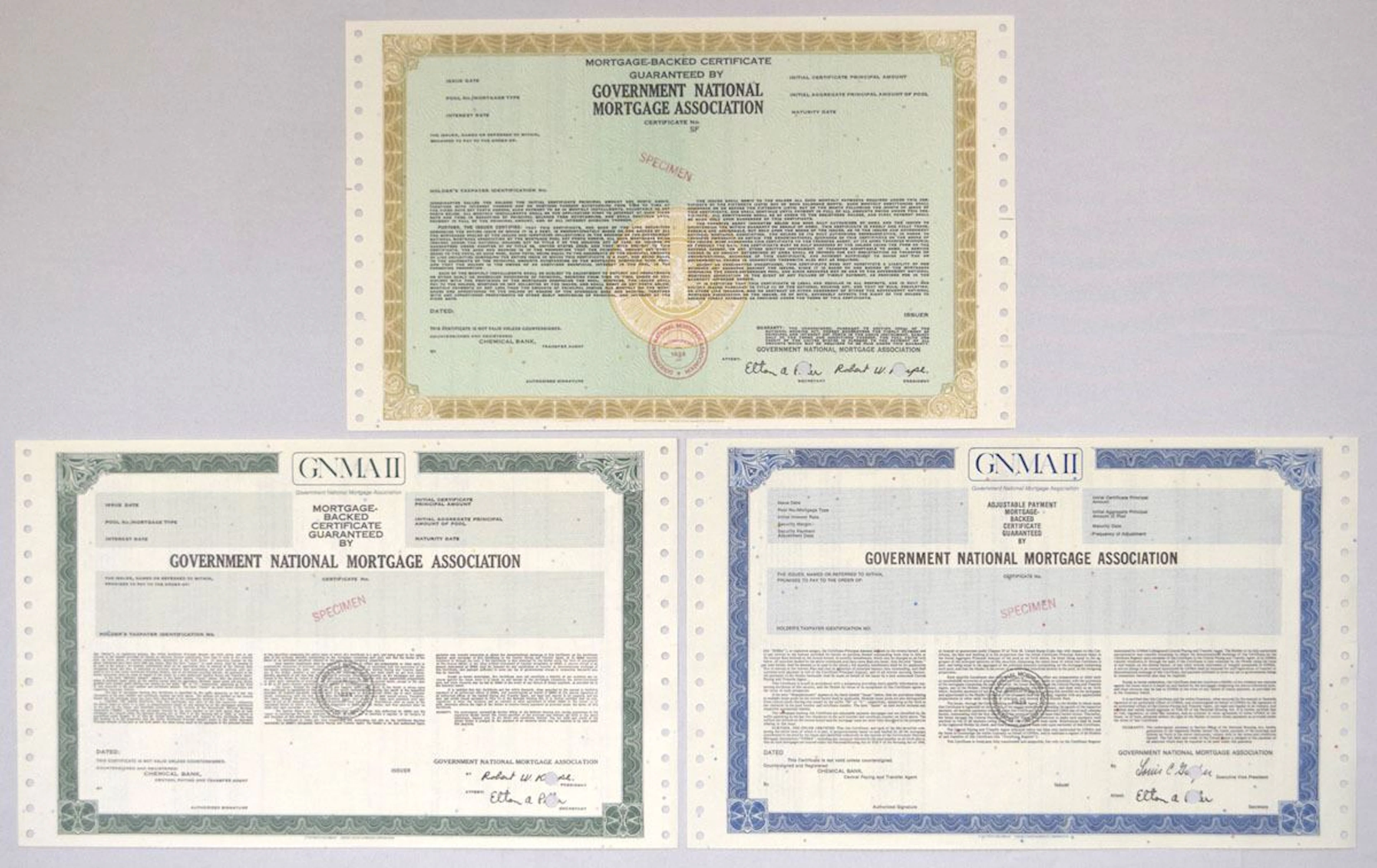 D.C., Government National Mortgage Association (GNMA II), 1980s to