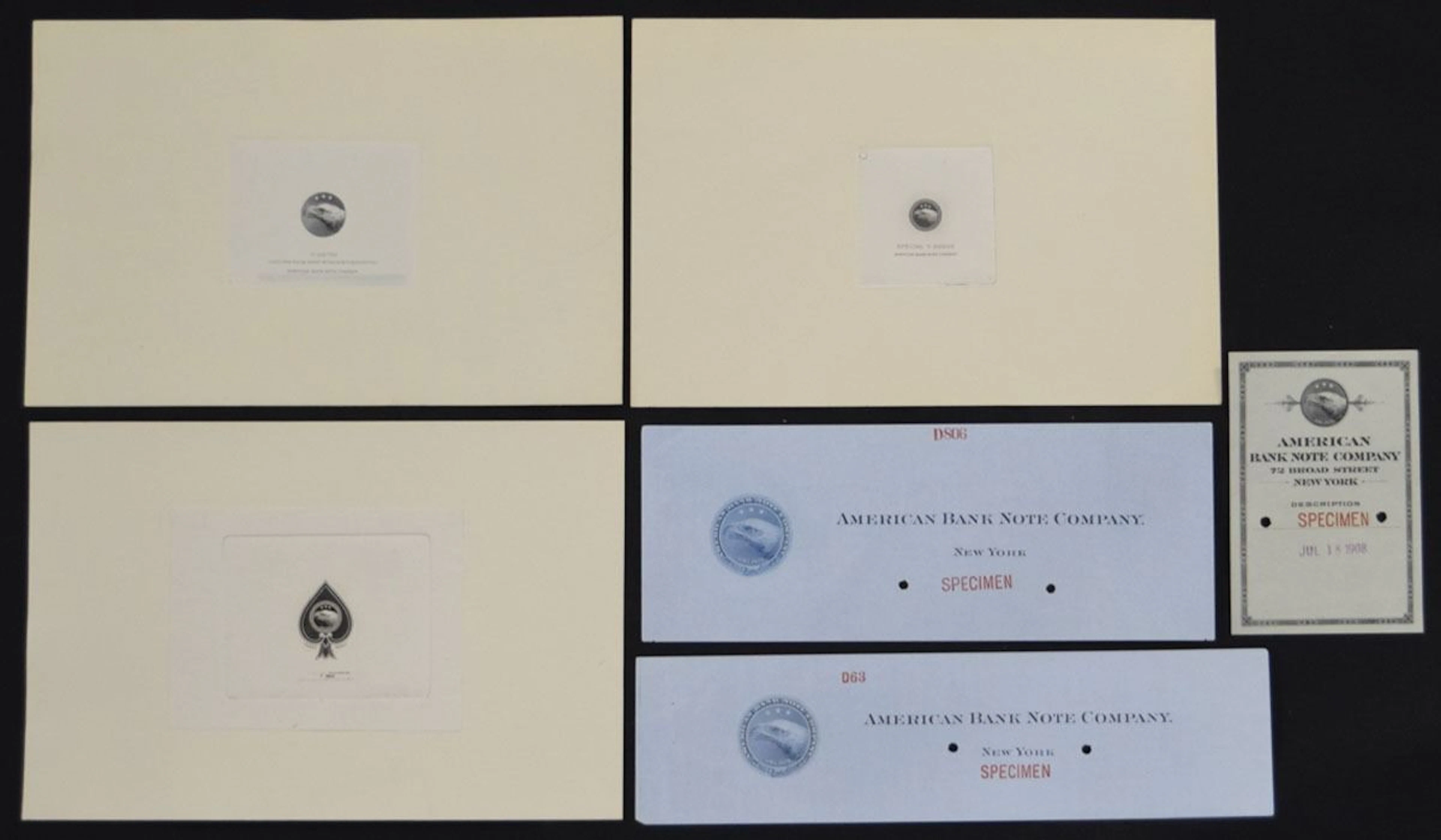 NY. ABNC, Proof and Specimen Label Collection ca.1900-1930s.`