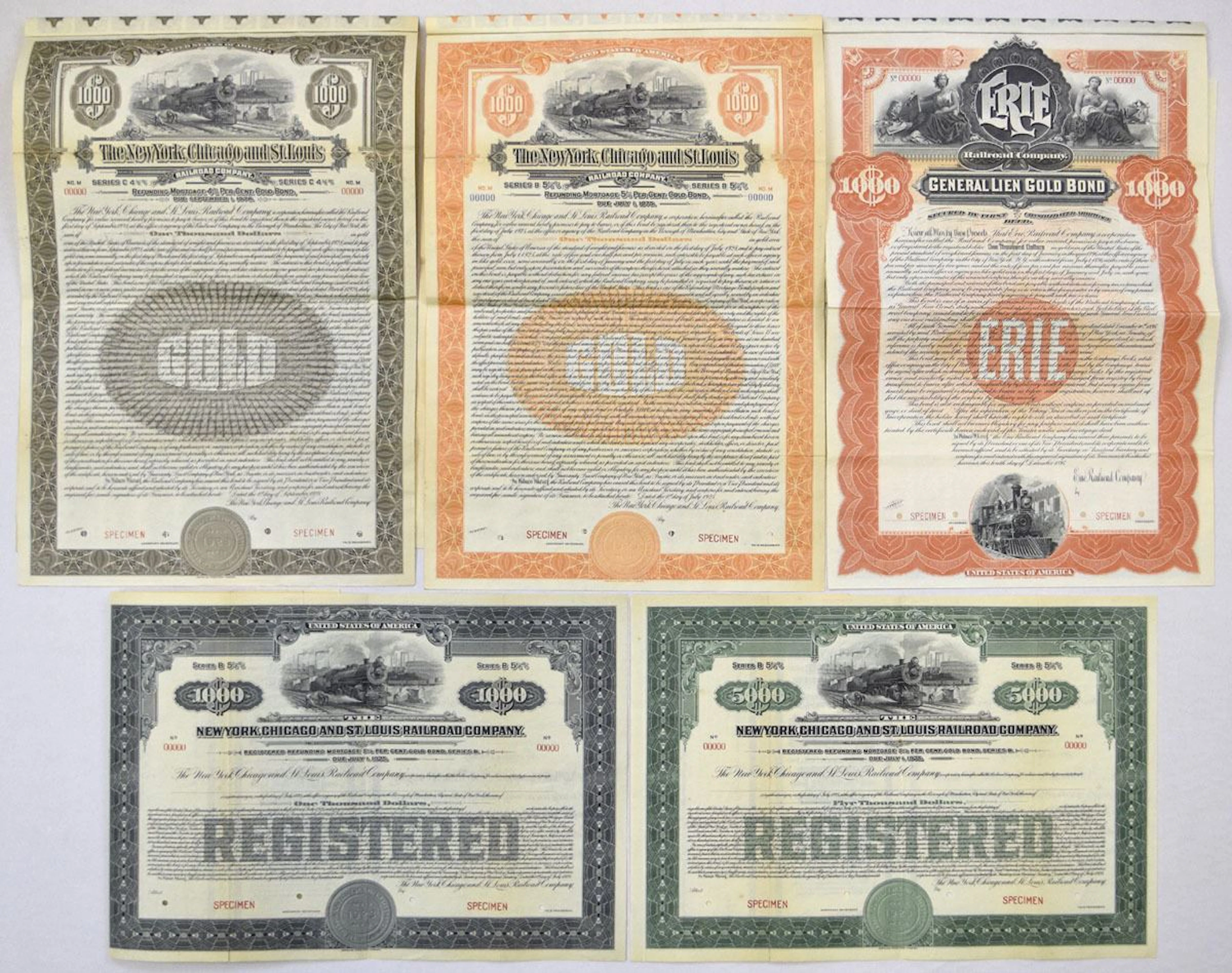 NY. Erie Railroad Co. & New York, Chicago and St. Louis Railroad Co.