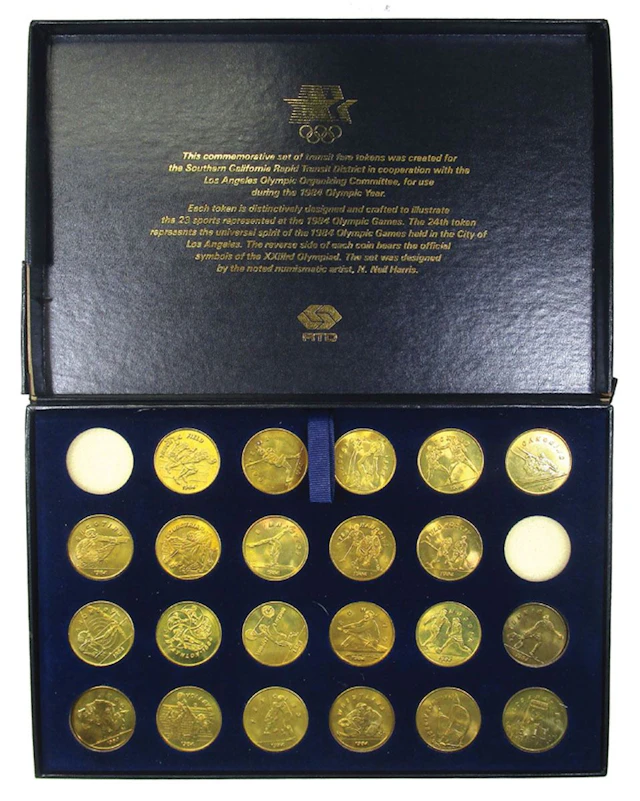 CA. Games of the 23rd Olympiad Los Angeles 1984, Olympic Commemorative