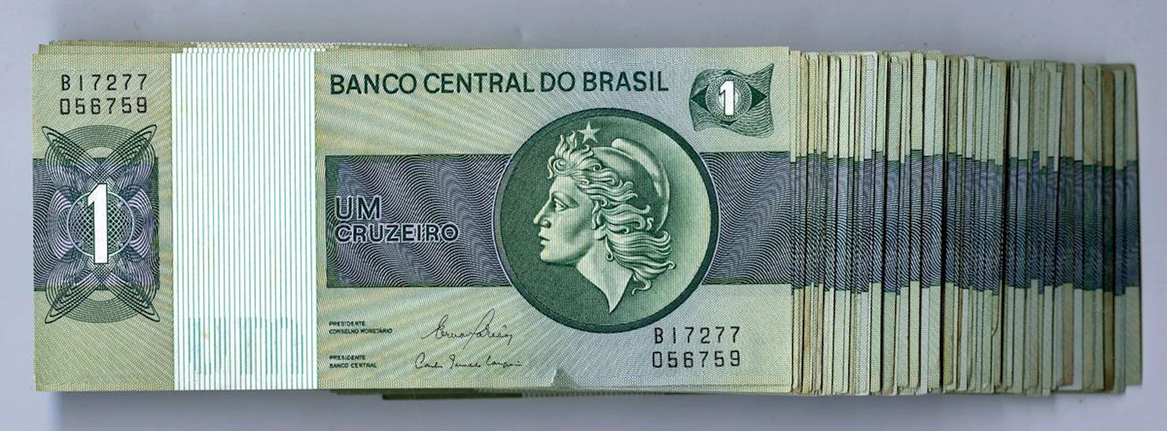 Brazil. Banco Central do Brasil, ND (1970-72), Group of 170+ Issued Banknotes