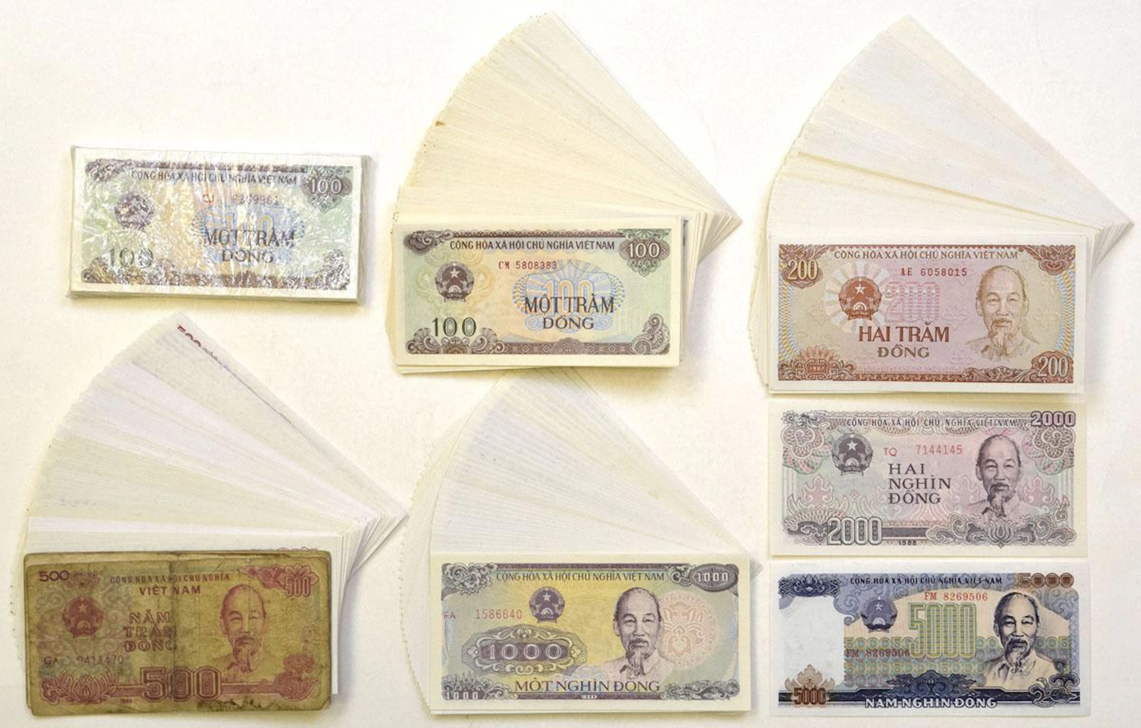 Vietnam. State Bank of Viet Nam, 1987 to 1991 (1992), Issued Banknote