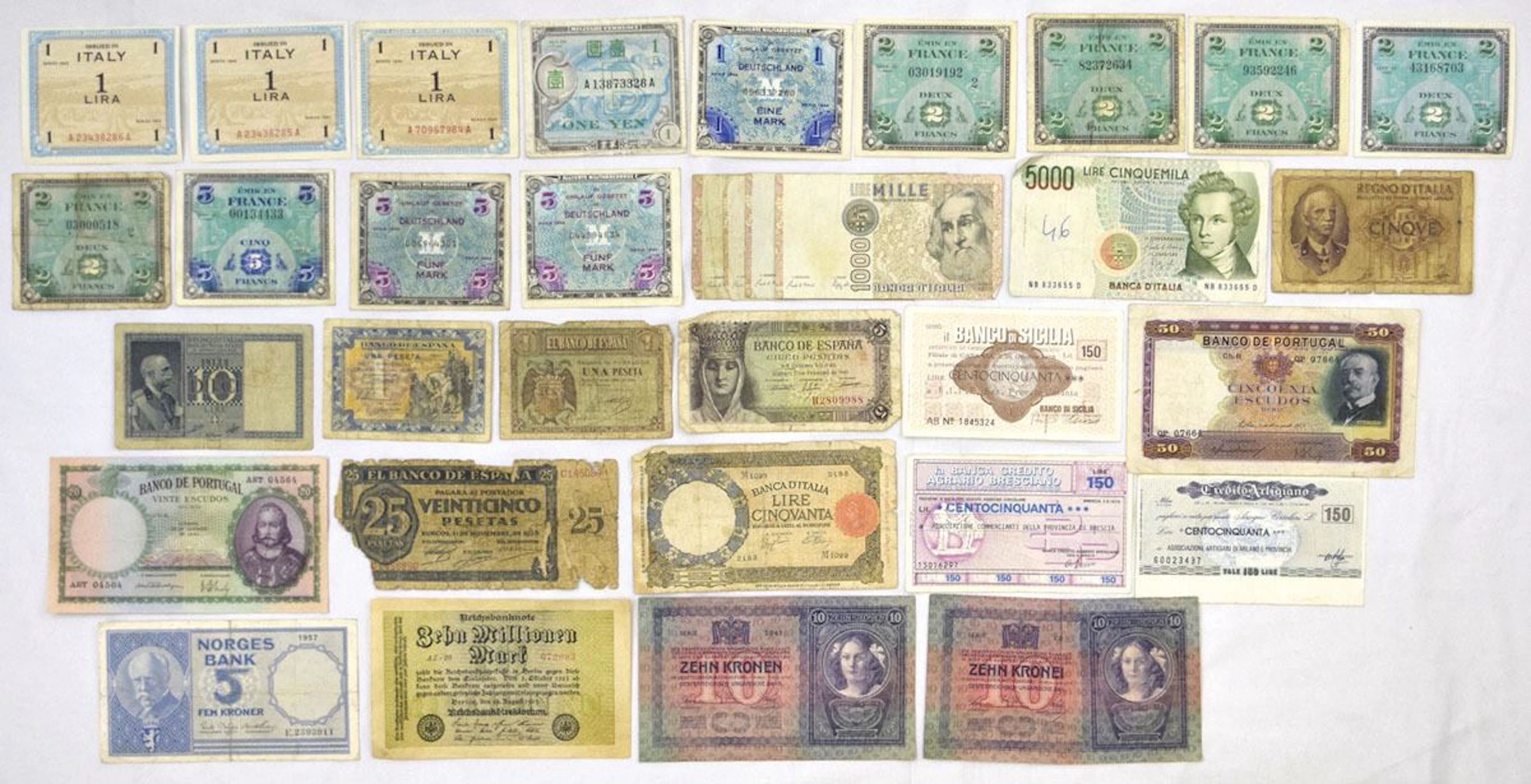 European Collection of Issued Banknotes, ca.1900-1980s
