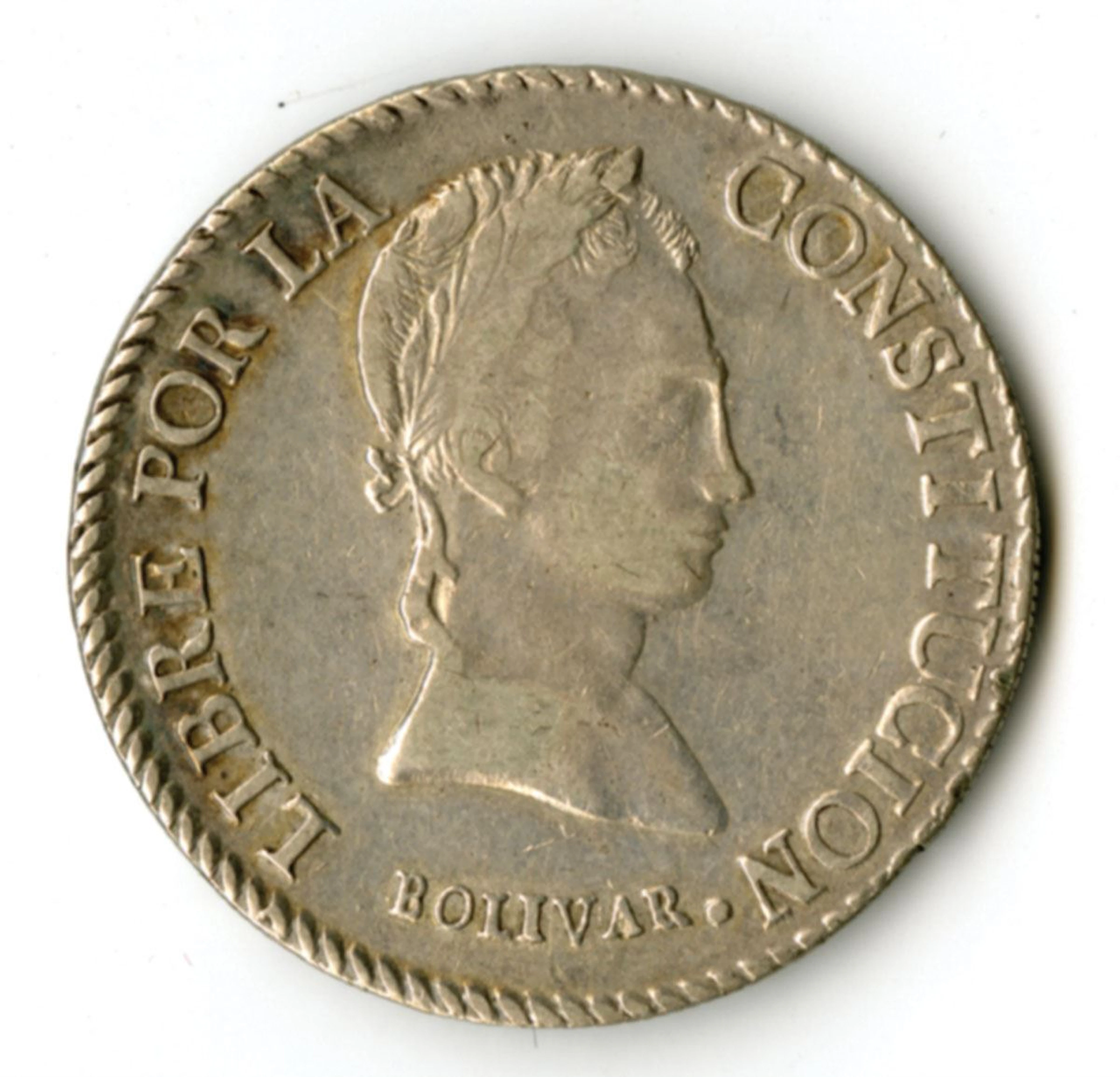 Bolivia, Republica Boliviana, 8 Sueldos, 1846 R, KM#103