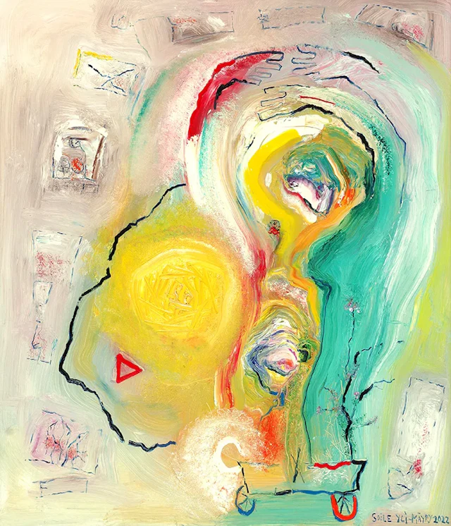 Soile Yli-Mäyry ”The wings of ash” Oil on canvas