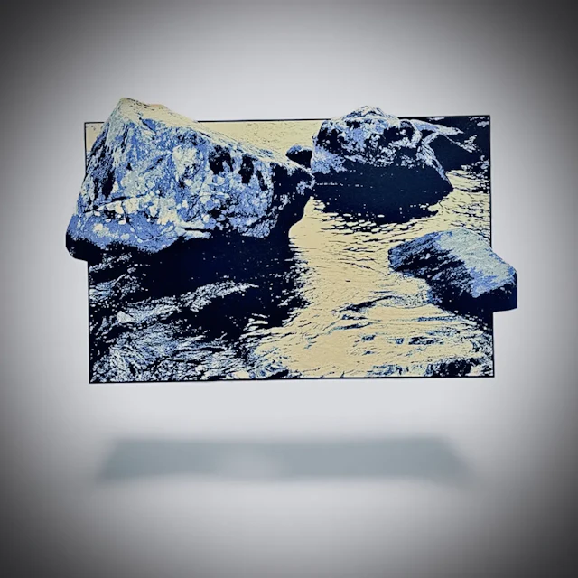 Frank Olsson ”Running water” Fine Art Print