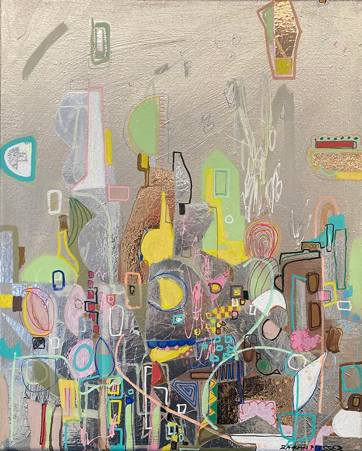 Zarah Flesser ”Incandescent” mixed media