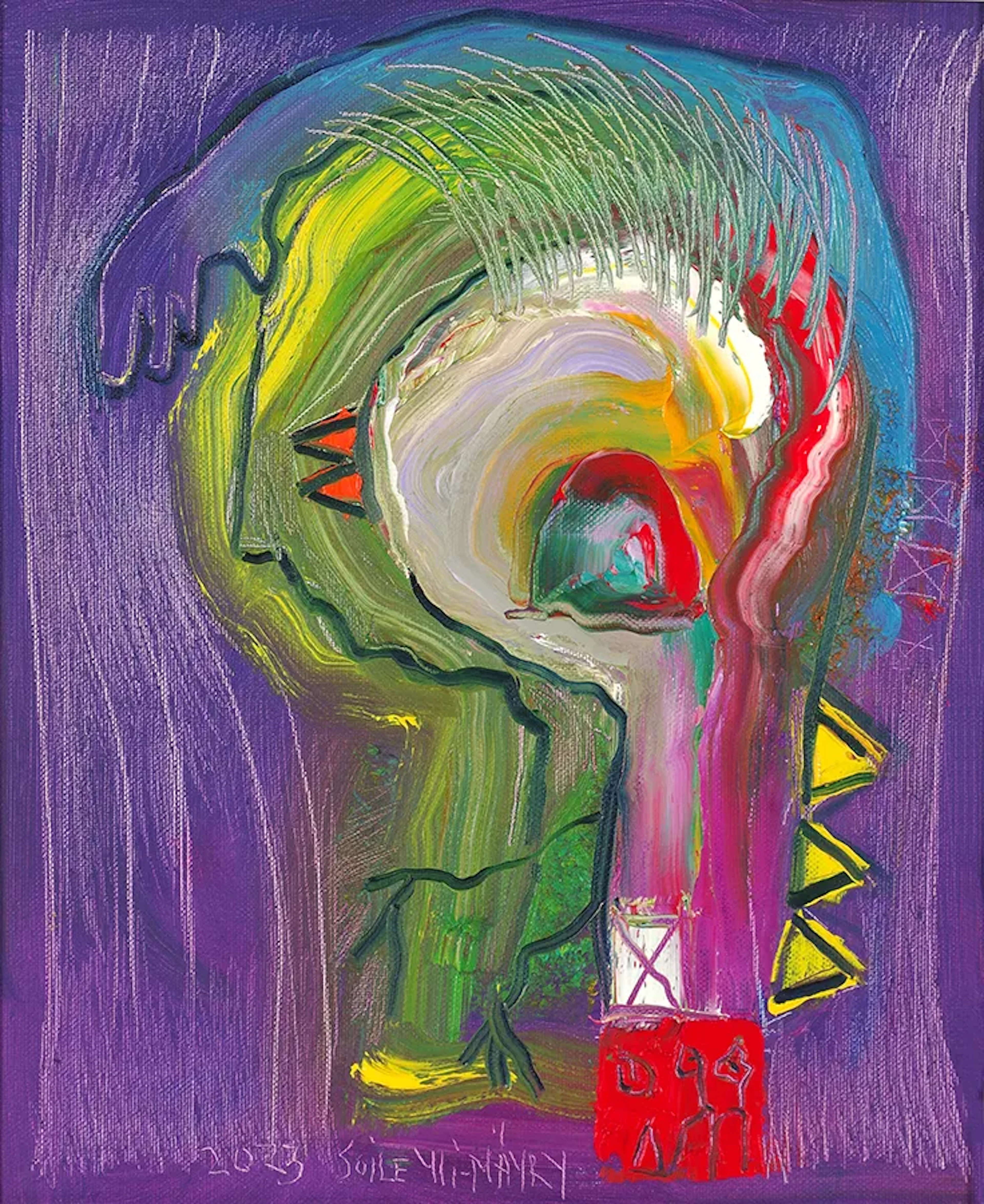 Soile Yli-Mäyry ”Wings of ash” Oil on canvas