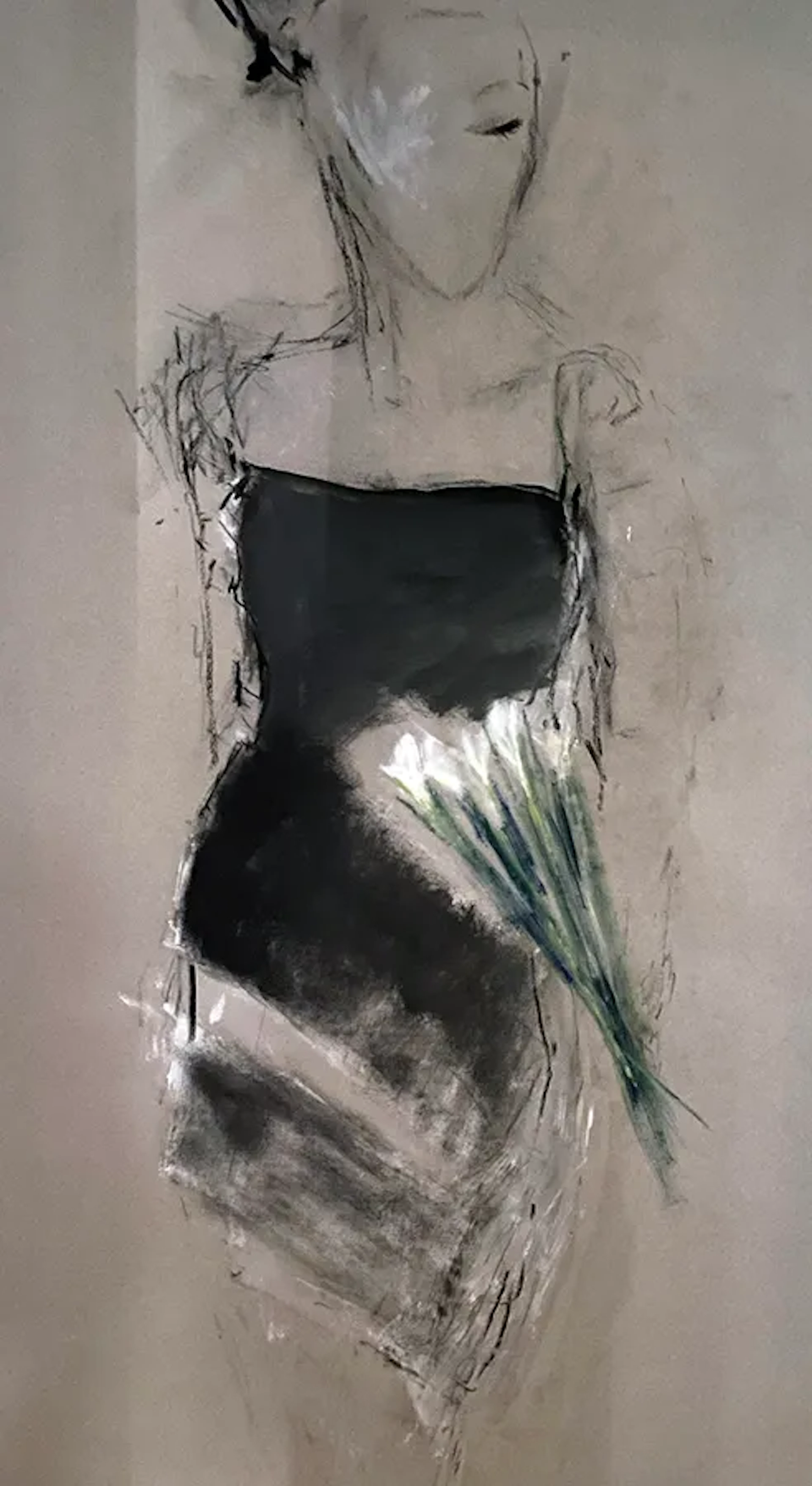 Viktoria Hallenius ”Iris” mixed media