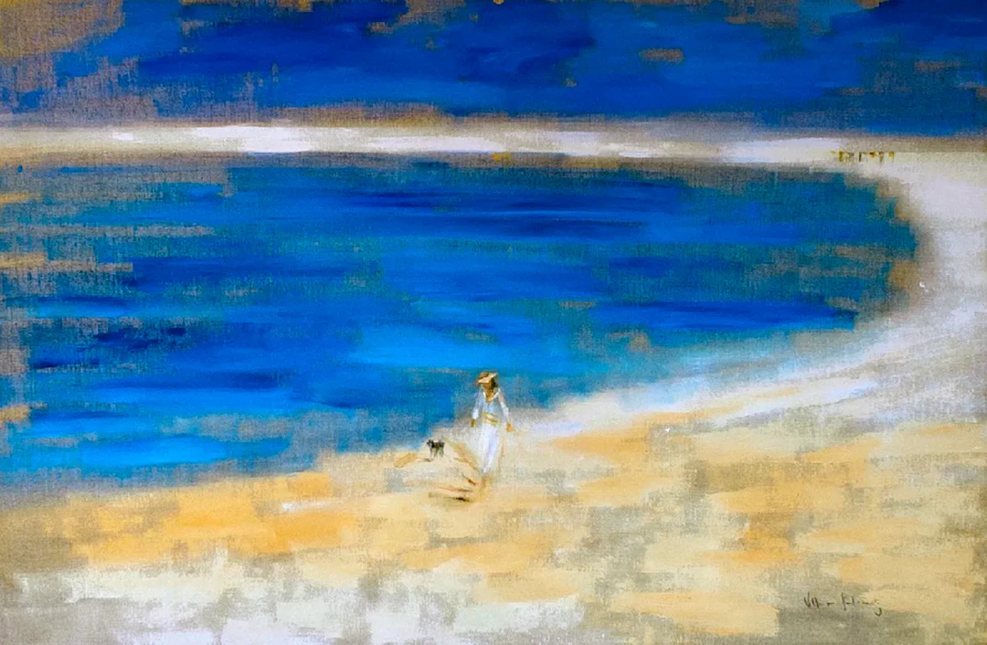 Viktoria Hallenius ”The Touch of warm sand” SOLD