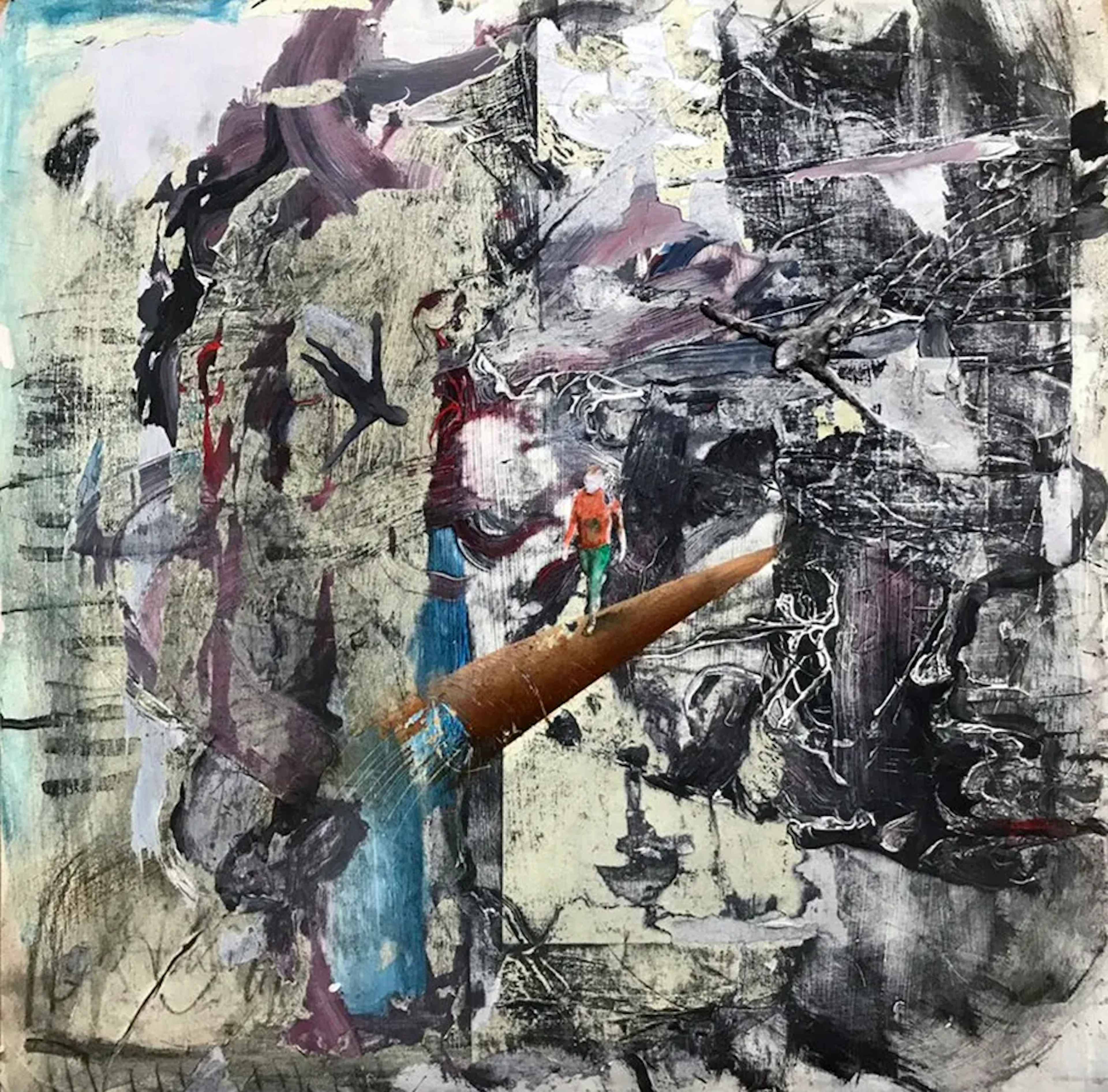 Jussi Meuronen ”Memories follow me” Mixed media