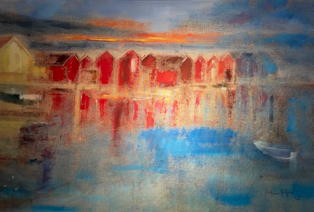 Viktoria Hallenius ”Summer Nights” oil painting