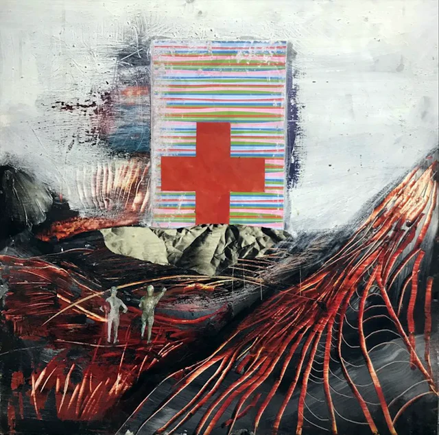 Jussi Meuronen ”Something on the horizon” Mixed media