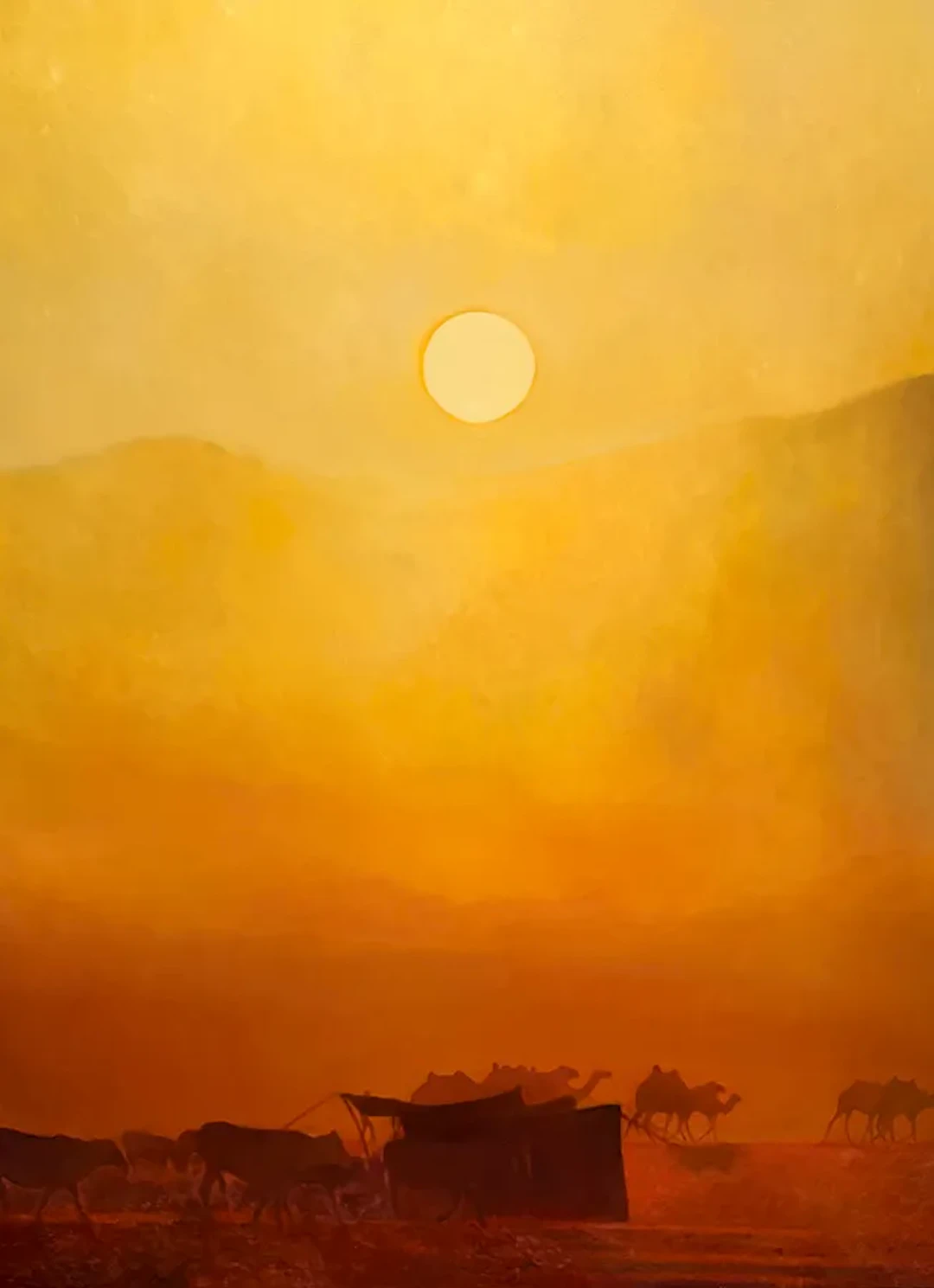 Jon Holm ”Diriyah ” oil on canvas