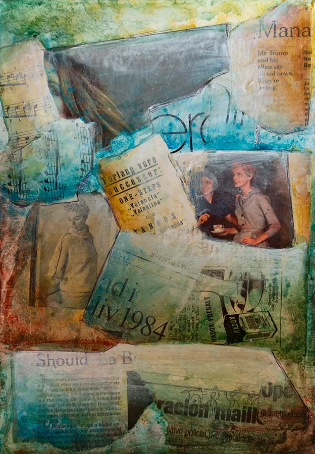 Robert Van Bolderick ” 1984 ”mixed media