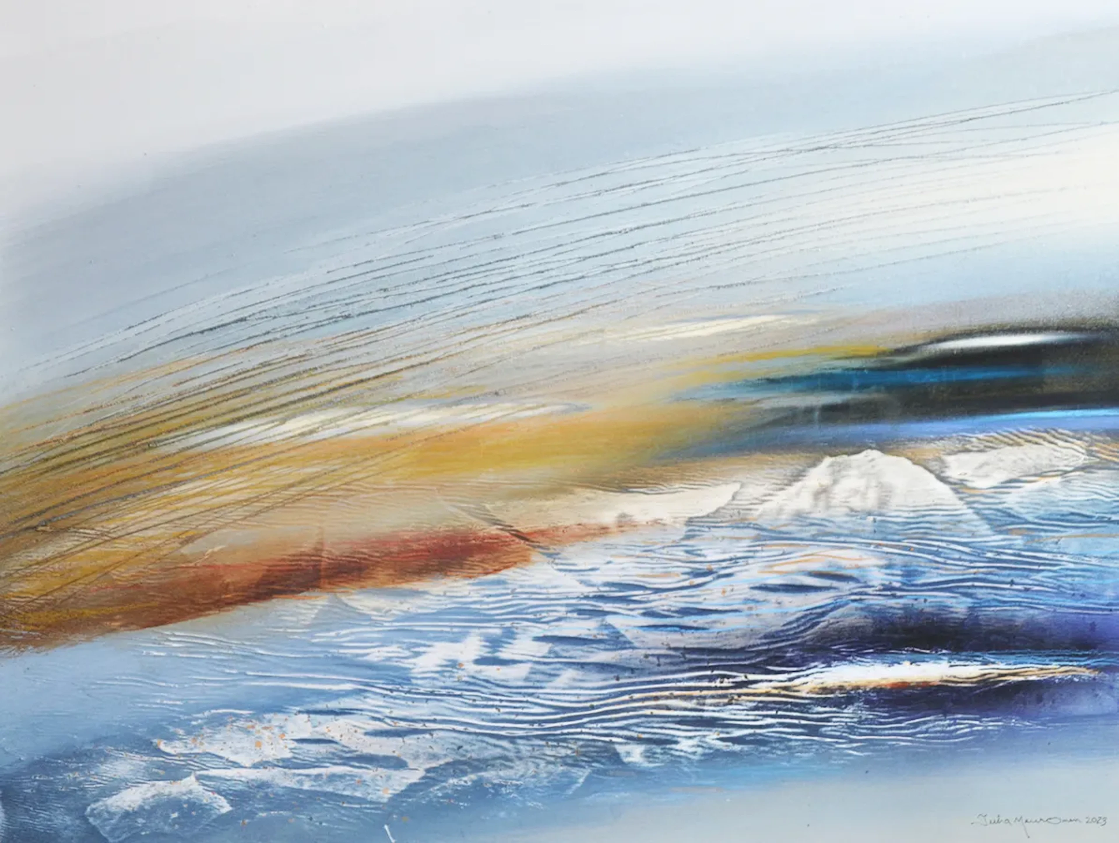Juha Meuronen ”Hösten kommer” Mixed media