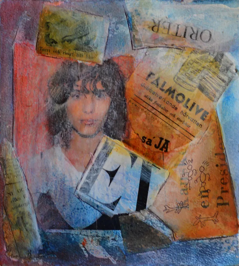 Robert Van Bolderick ” Blick ”mixed media