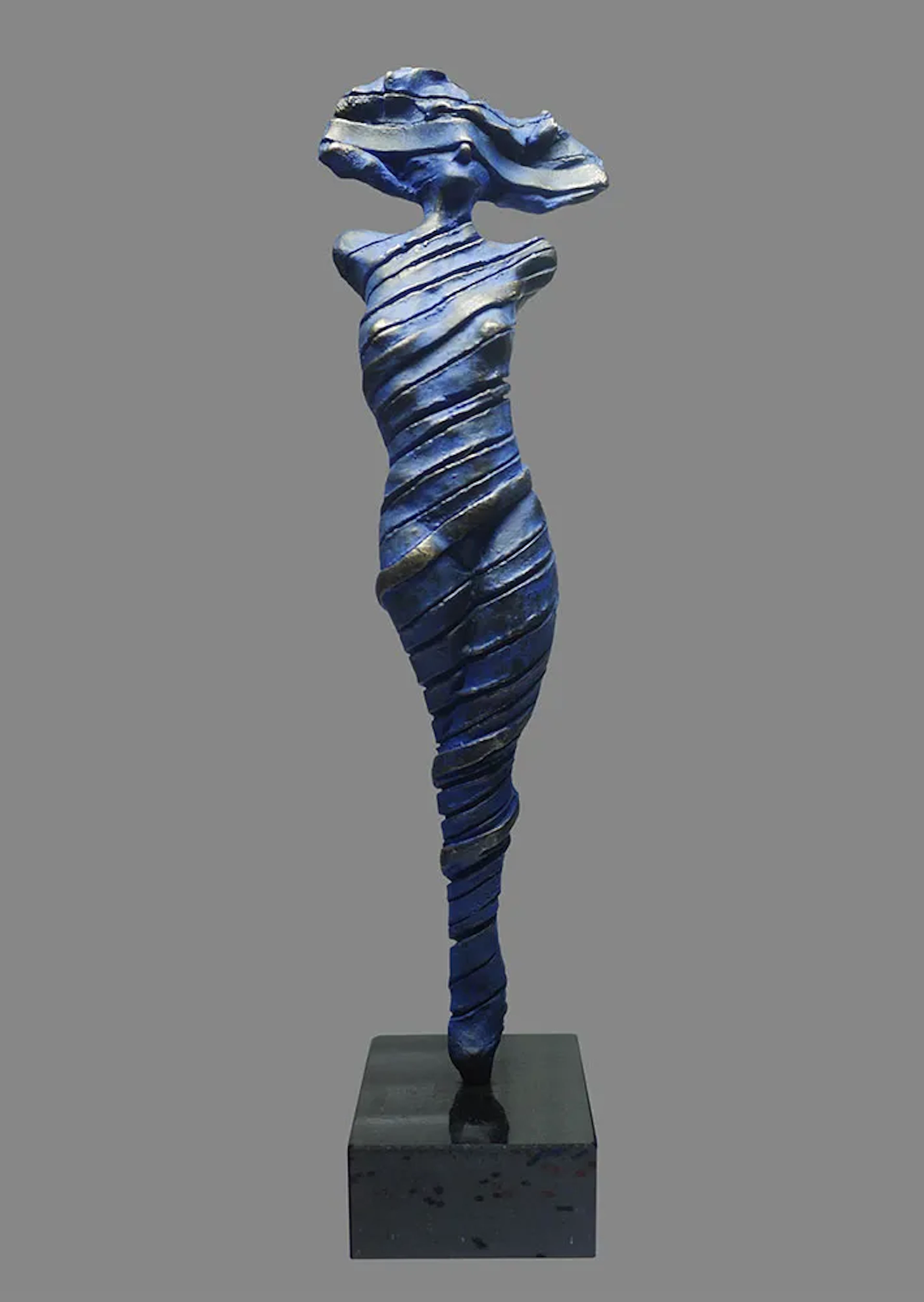 Frank Olsson ”Sunshine” Blue sculpture SOLD