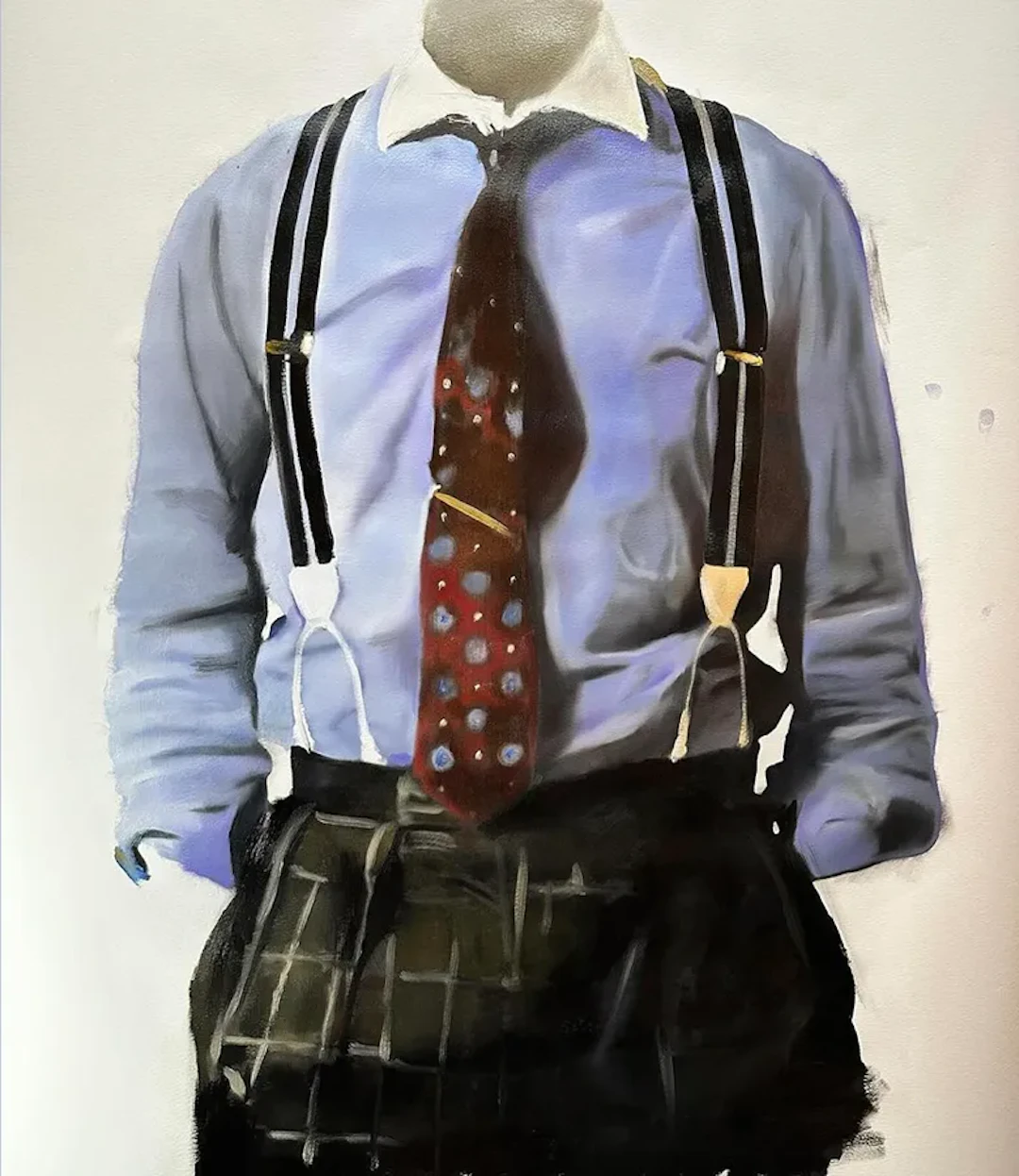 Jon Holm ”The Broker” oil on canvas