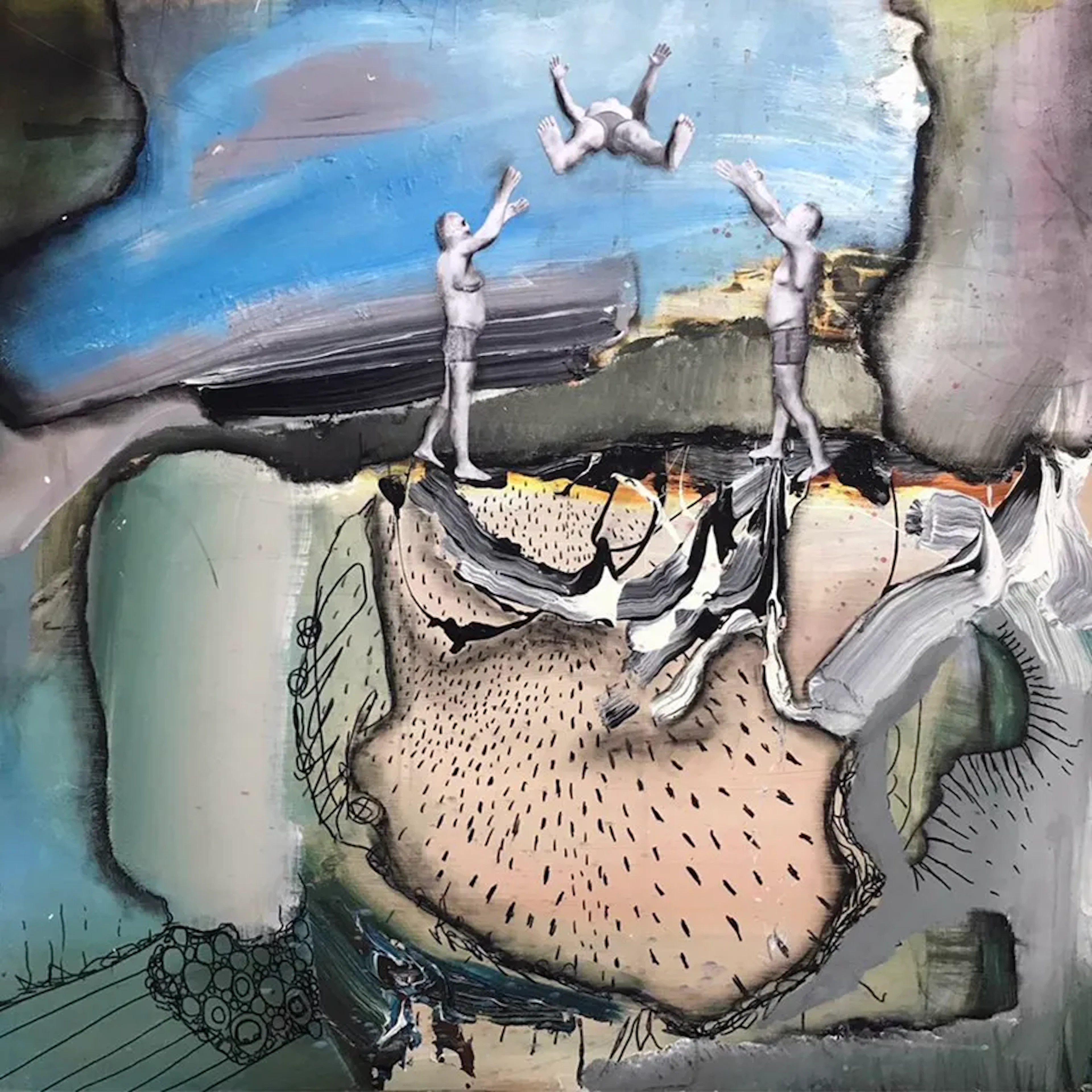Jussi Meuronen ”Rise up ” Mixed media
