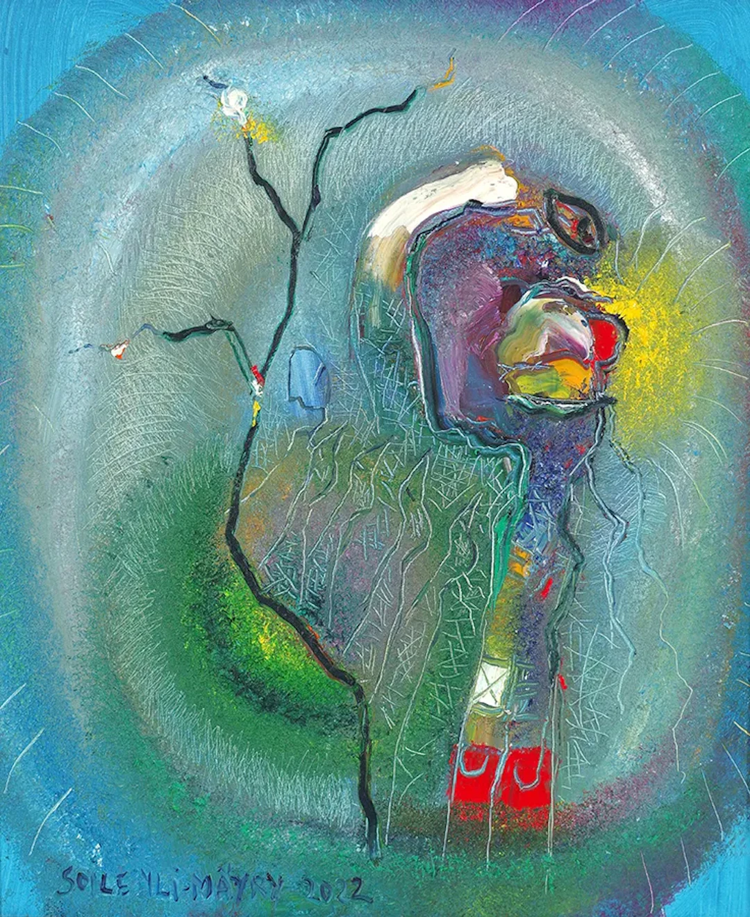 Soile Yli-Mäyry ”Broken Shadow” Oil on canvas