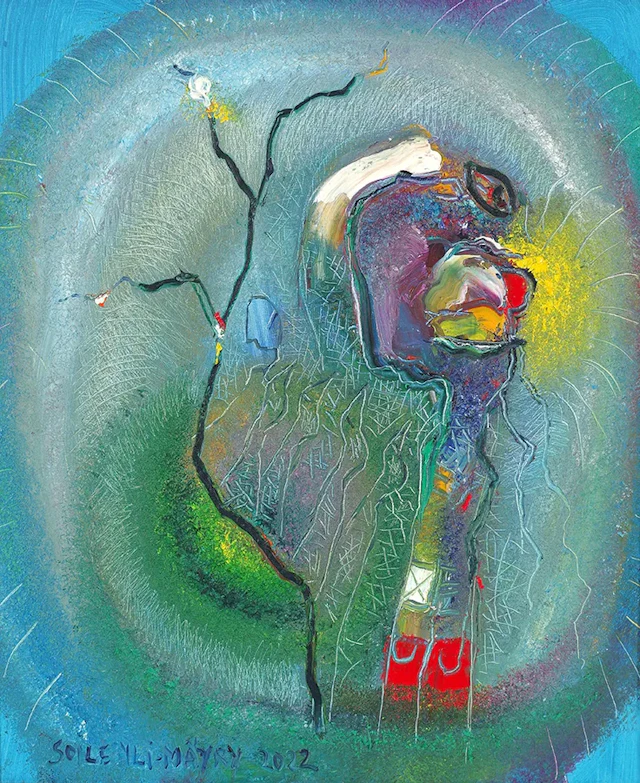 Soile Yli-Mäyry ”Broken Shadow” Oil on canvas