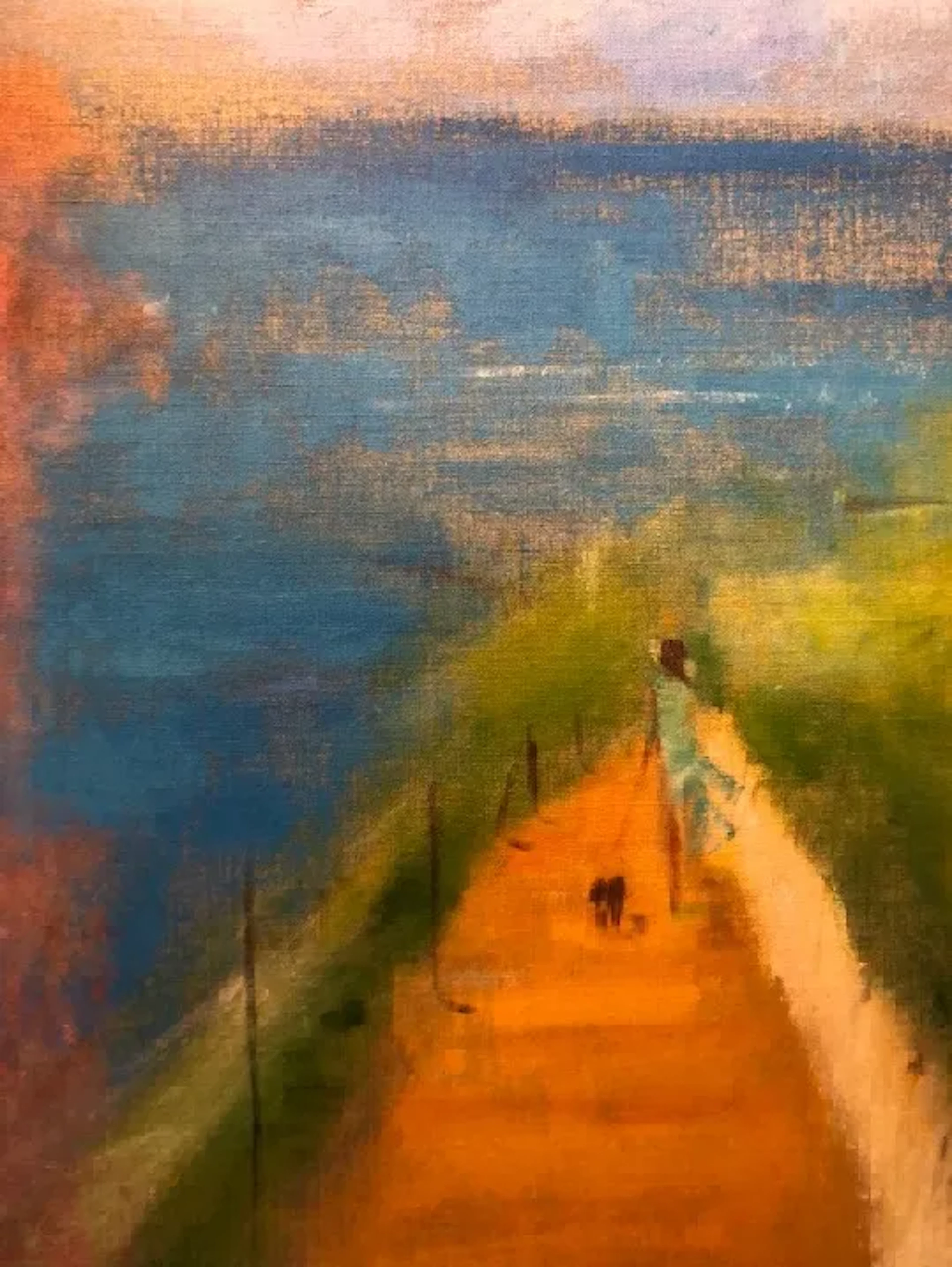 Viktoria Hallenius ”Strolling past the Bougain villeas” SOLD