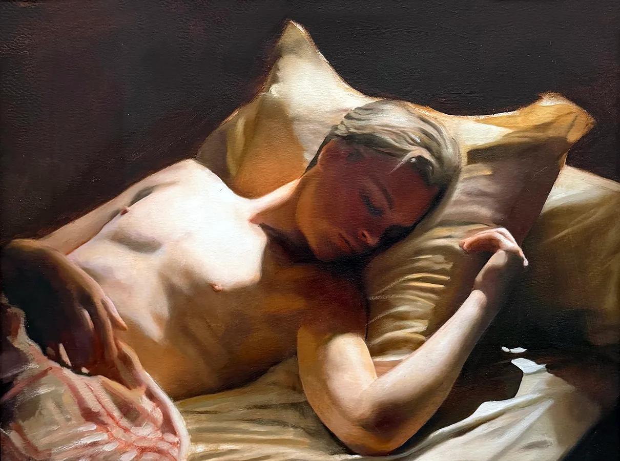 Jon Holm ”In Between dreams” Oil on canvas