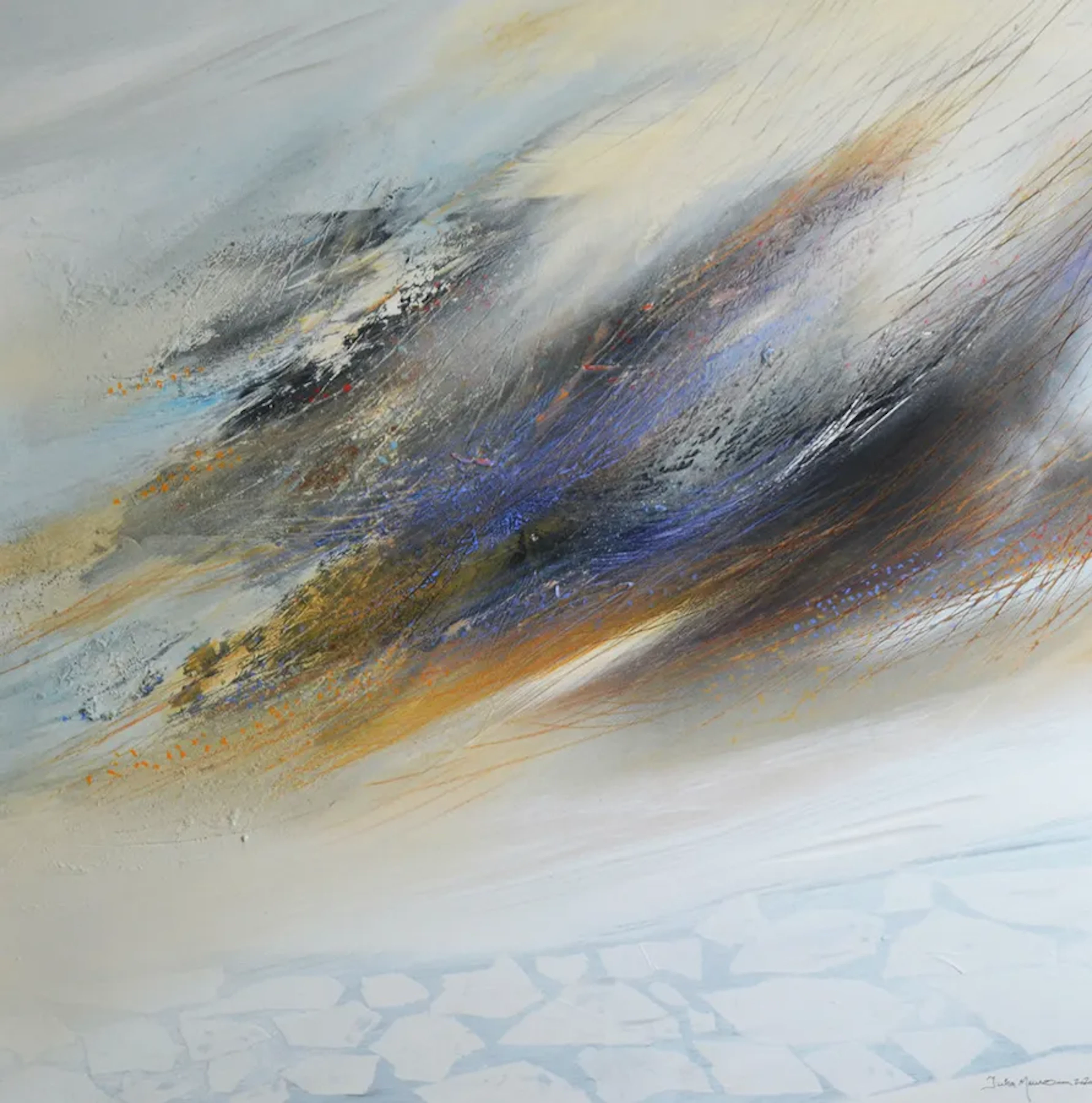 Juha Meuronen ”Lågtryck” Mixed media