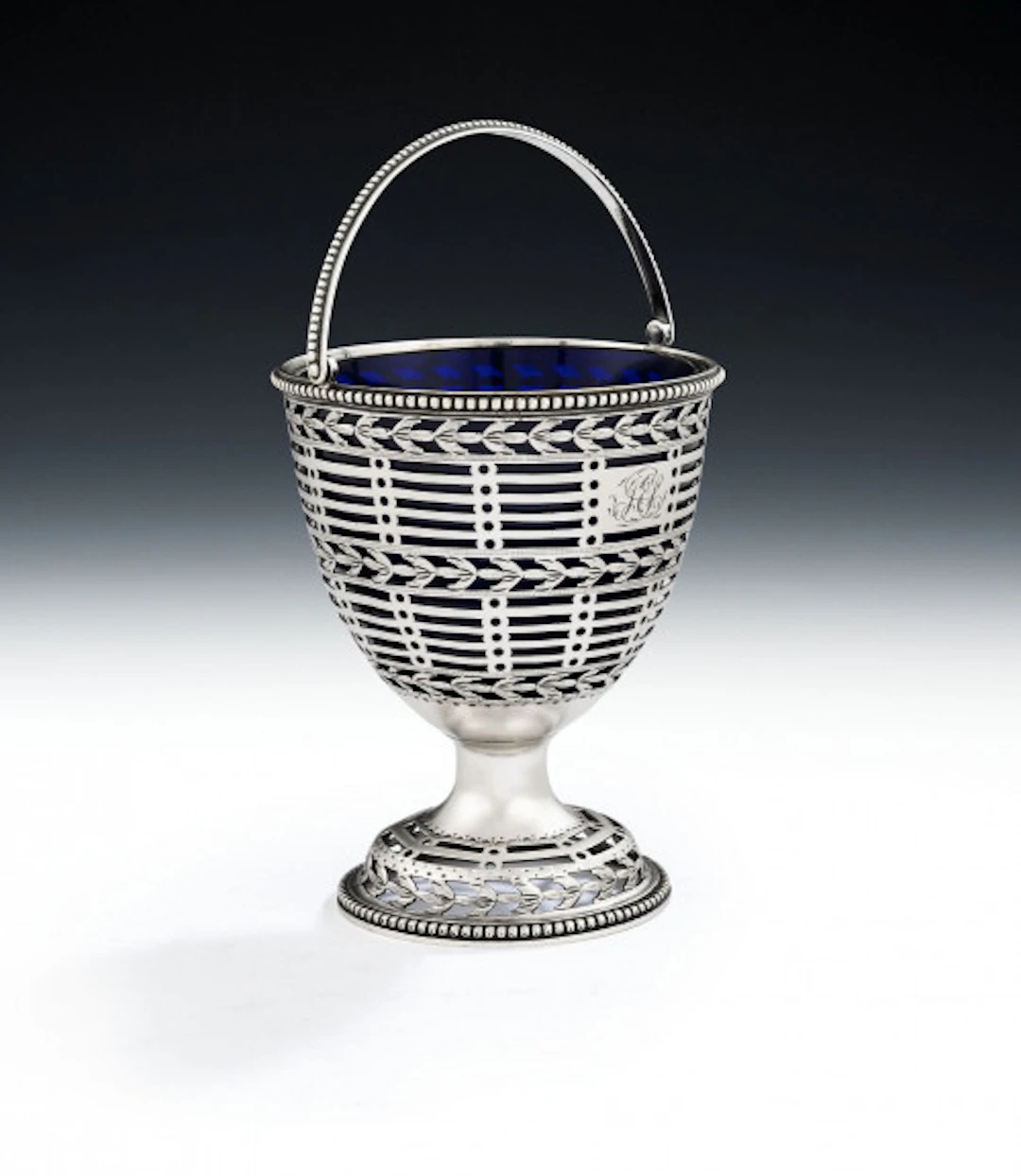 HESTER BATEMAN. A very pretty George III Cream Basket made in London