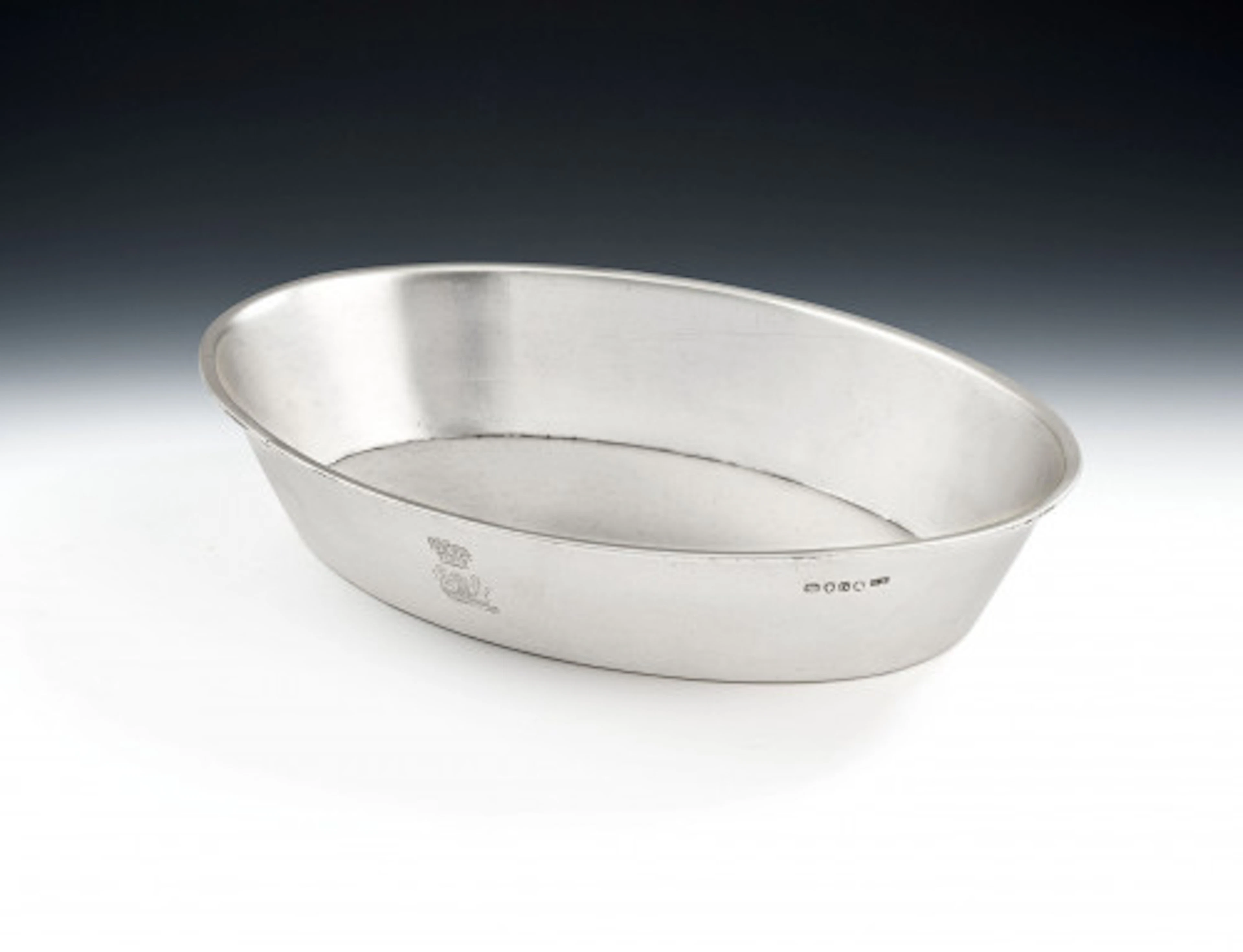 FROM BURGHLEY HOUSE. A very rare George III Pie Dish made in London