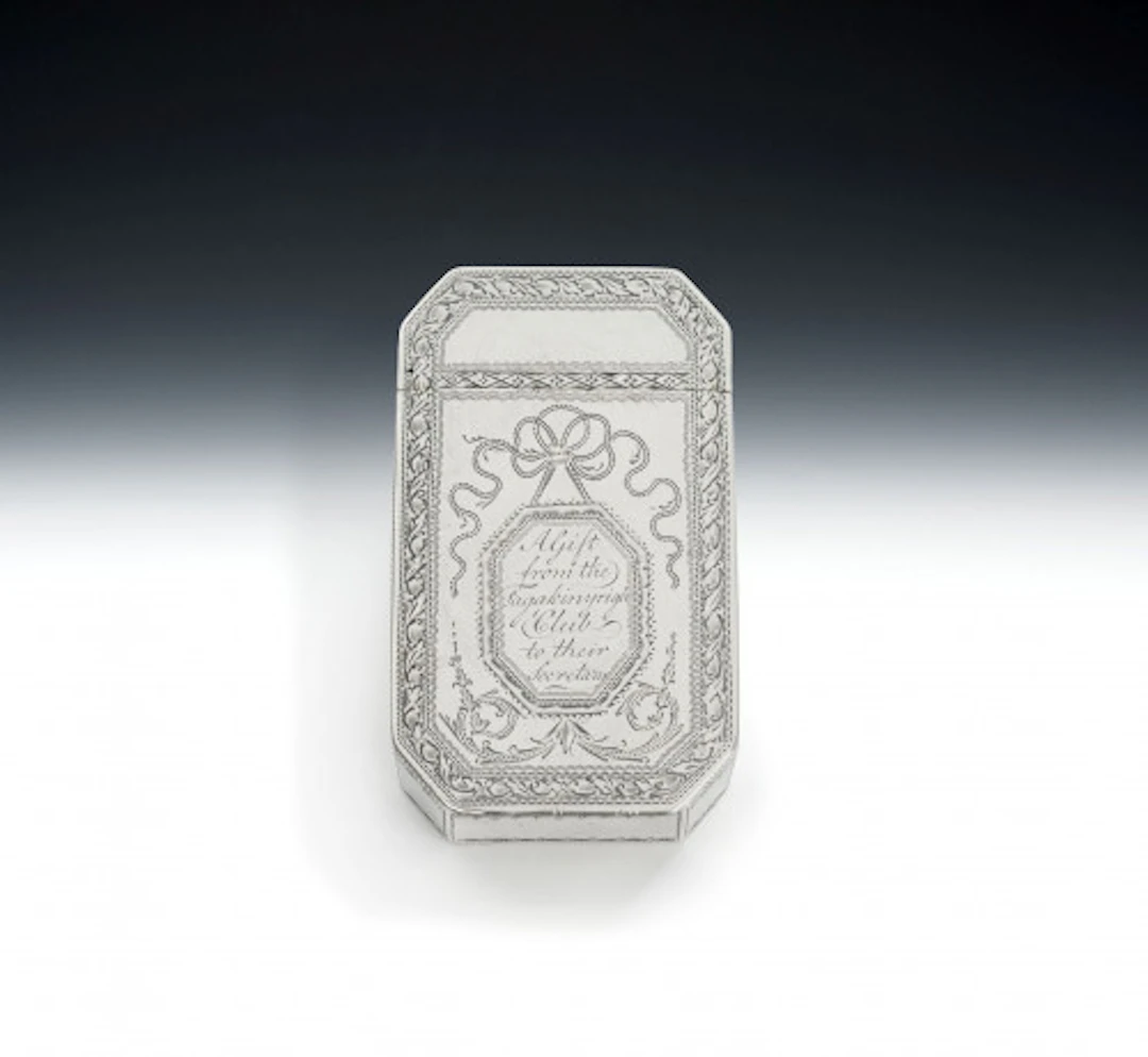 A very rare George III Snuff Box made in Edinburgh circa 1786-90 by