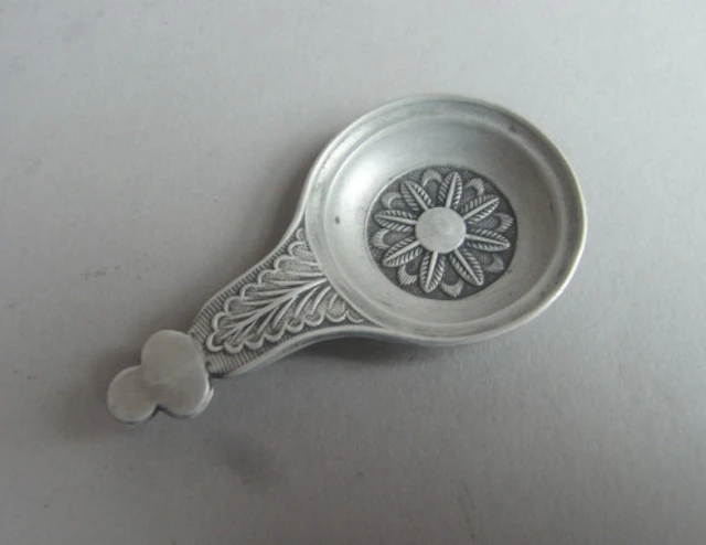 A very rare George III Caddy Spoon made in Birmingham circa 1800 by