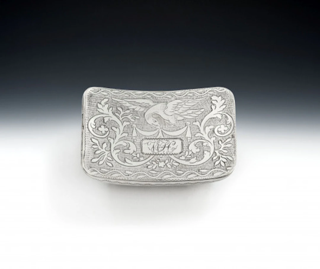 A very unusual George III Snuff Box, most probably for a Lady. Made