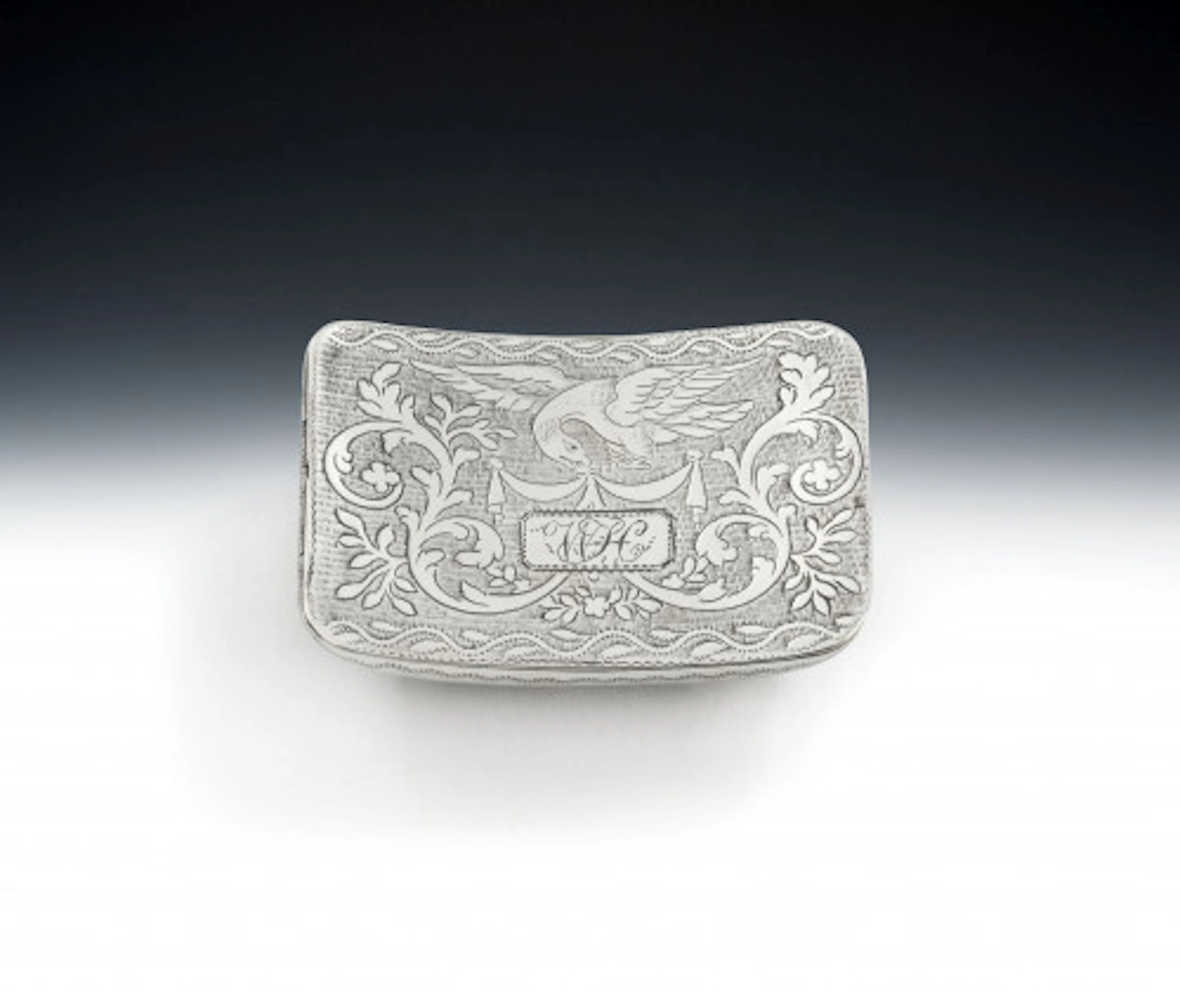 A very unusual George III Snuff Box, most probably for a Lady. Made