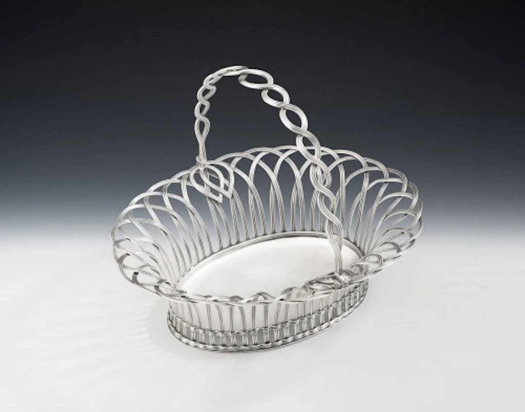 A very rare and unusual early George III Bread Basket made in London