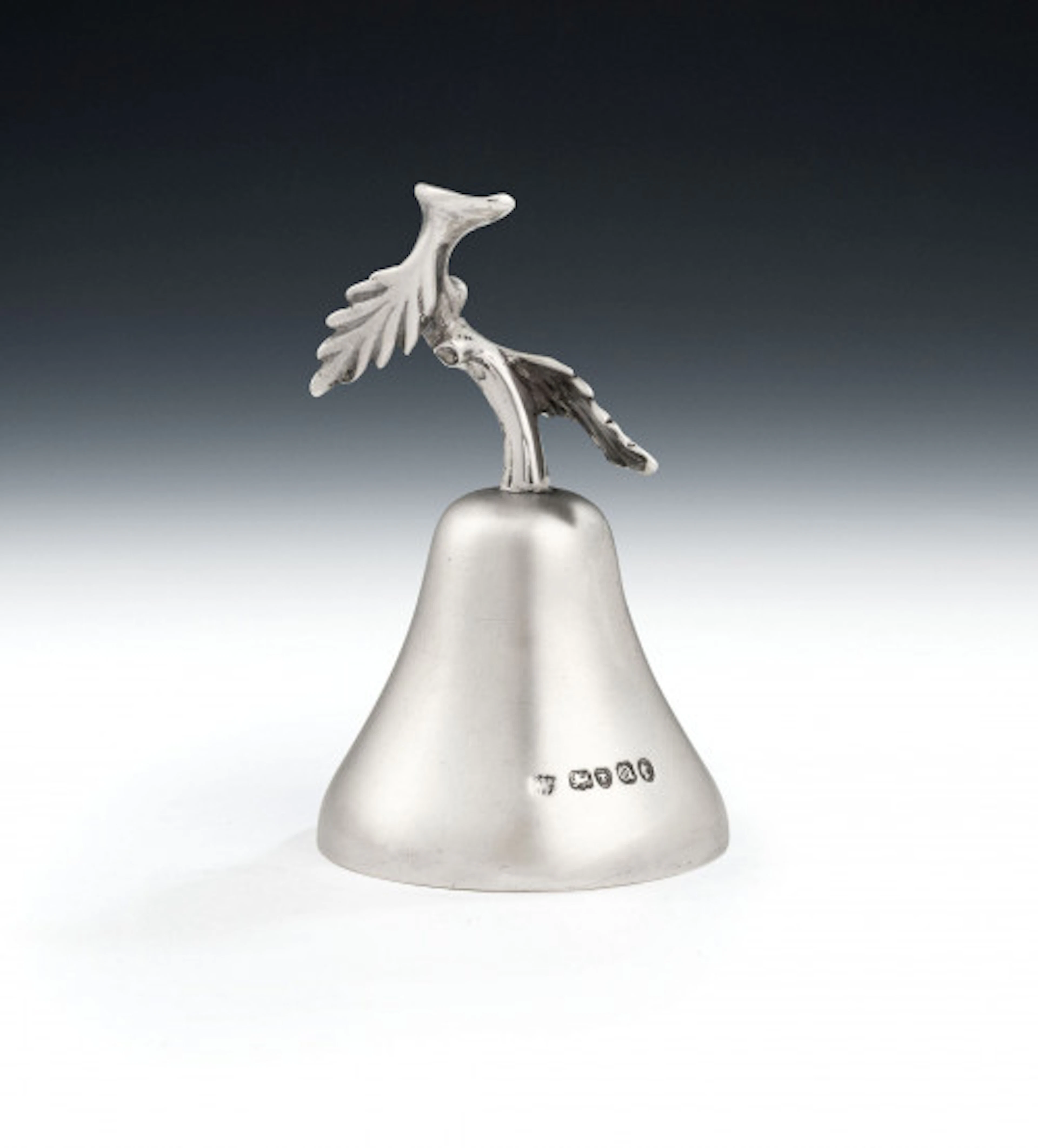 A rare cast table bell made in London in 1851 by Charles & George Fox.