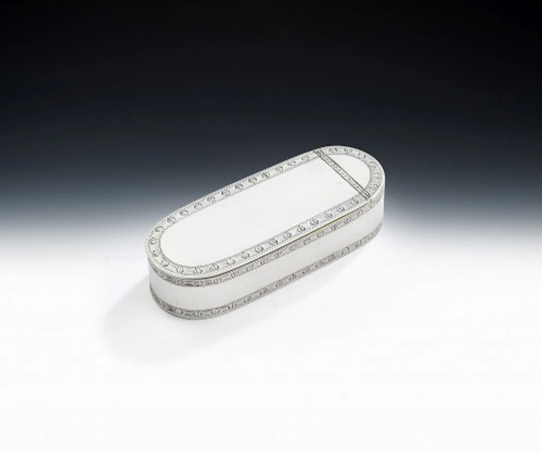 A very fine George III Pocket Snuff Box made in London in 1788 by