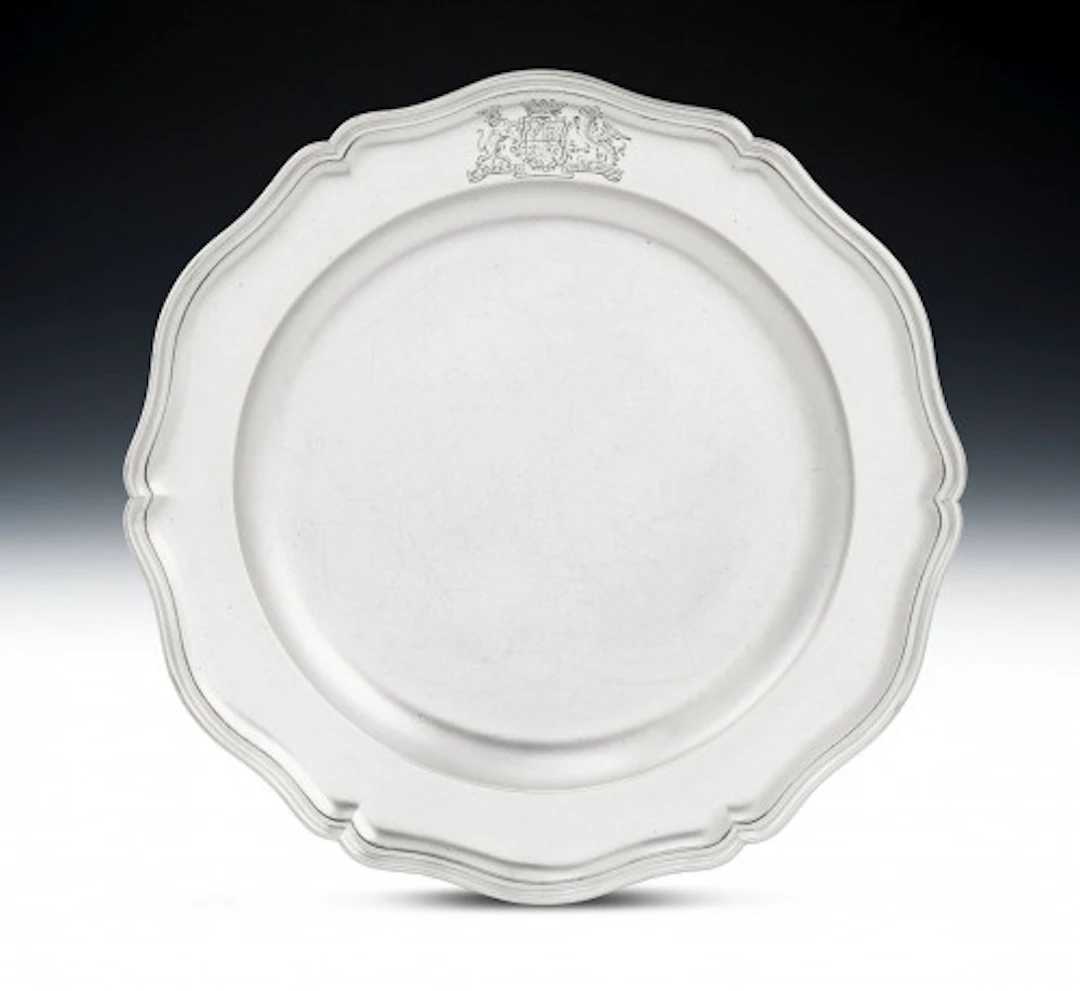 The Badminton House Sideboard Dish made in London in 1775 by Frederick Kandler.