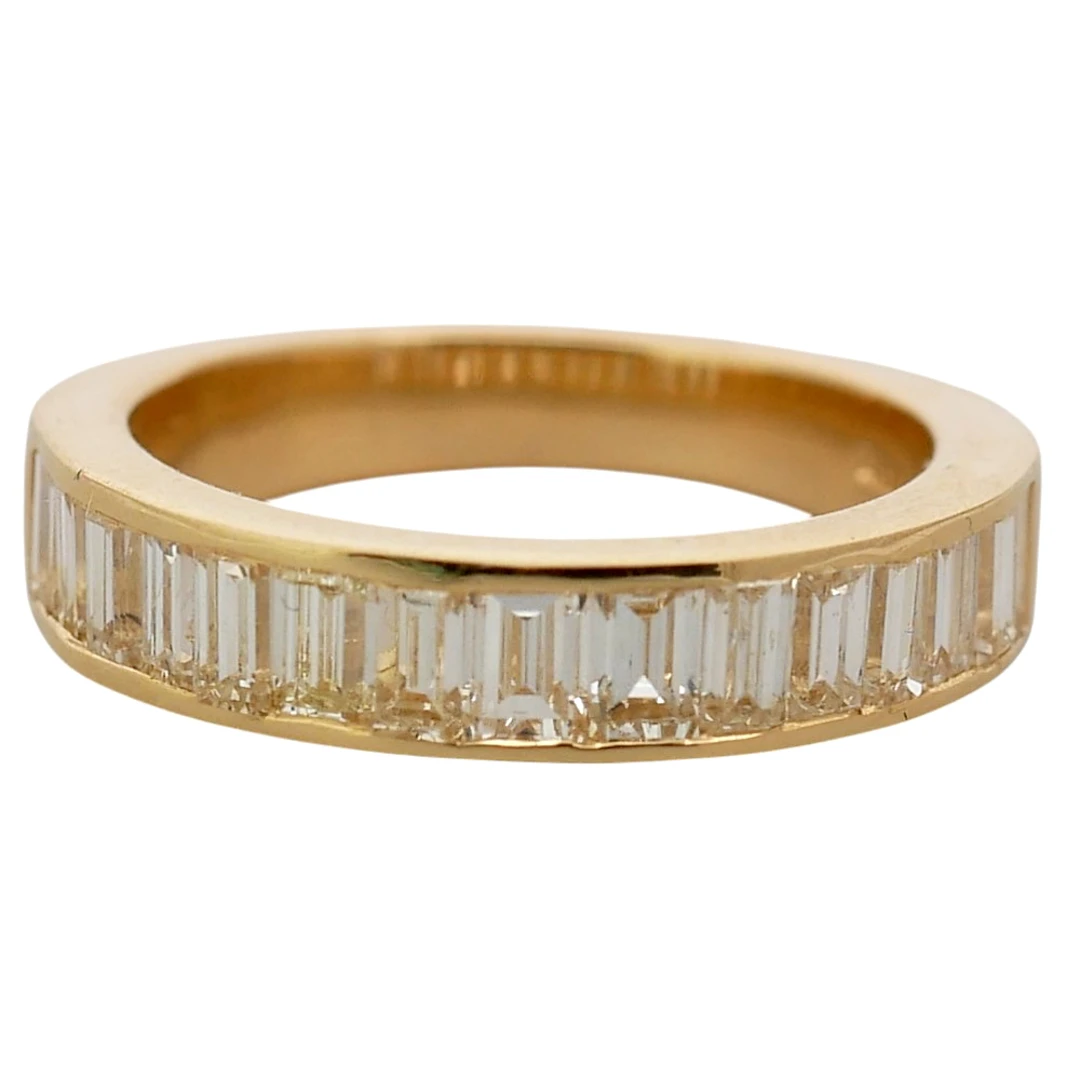 Baguette Diamond Gold Eternity Ring