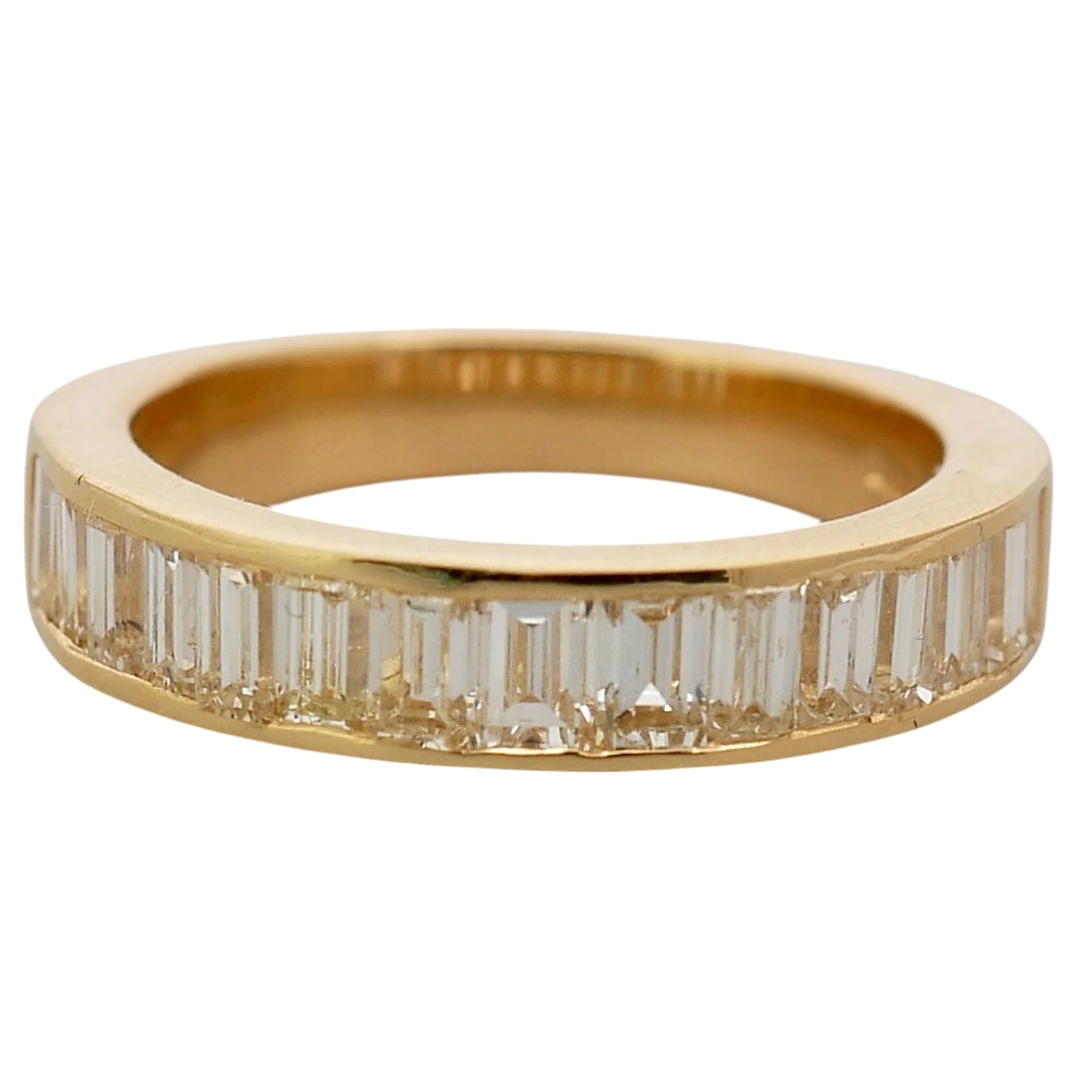 Baguette Diamond Gold Eternity Ring