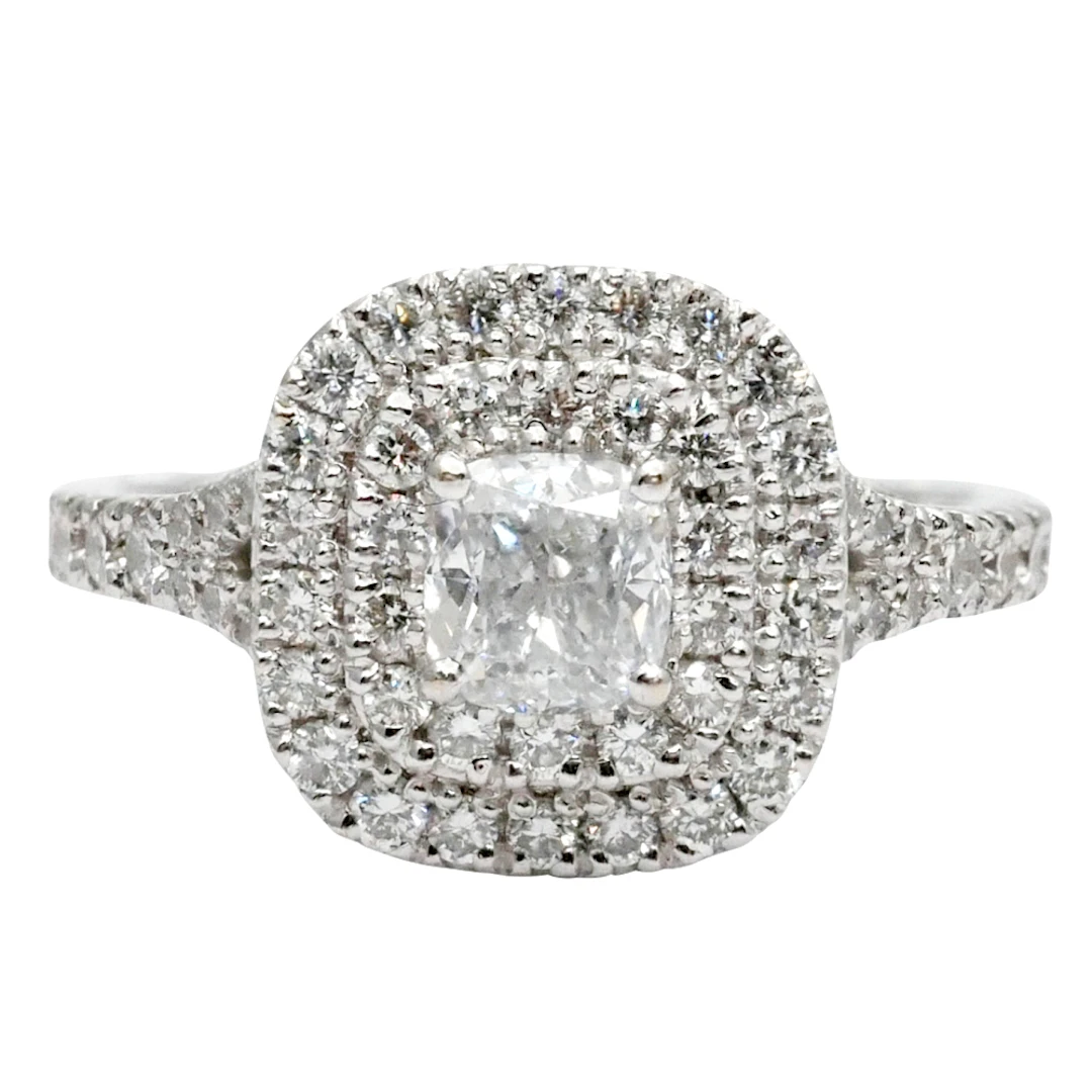 Diamond Cluster Engagement Ring
