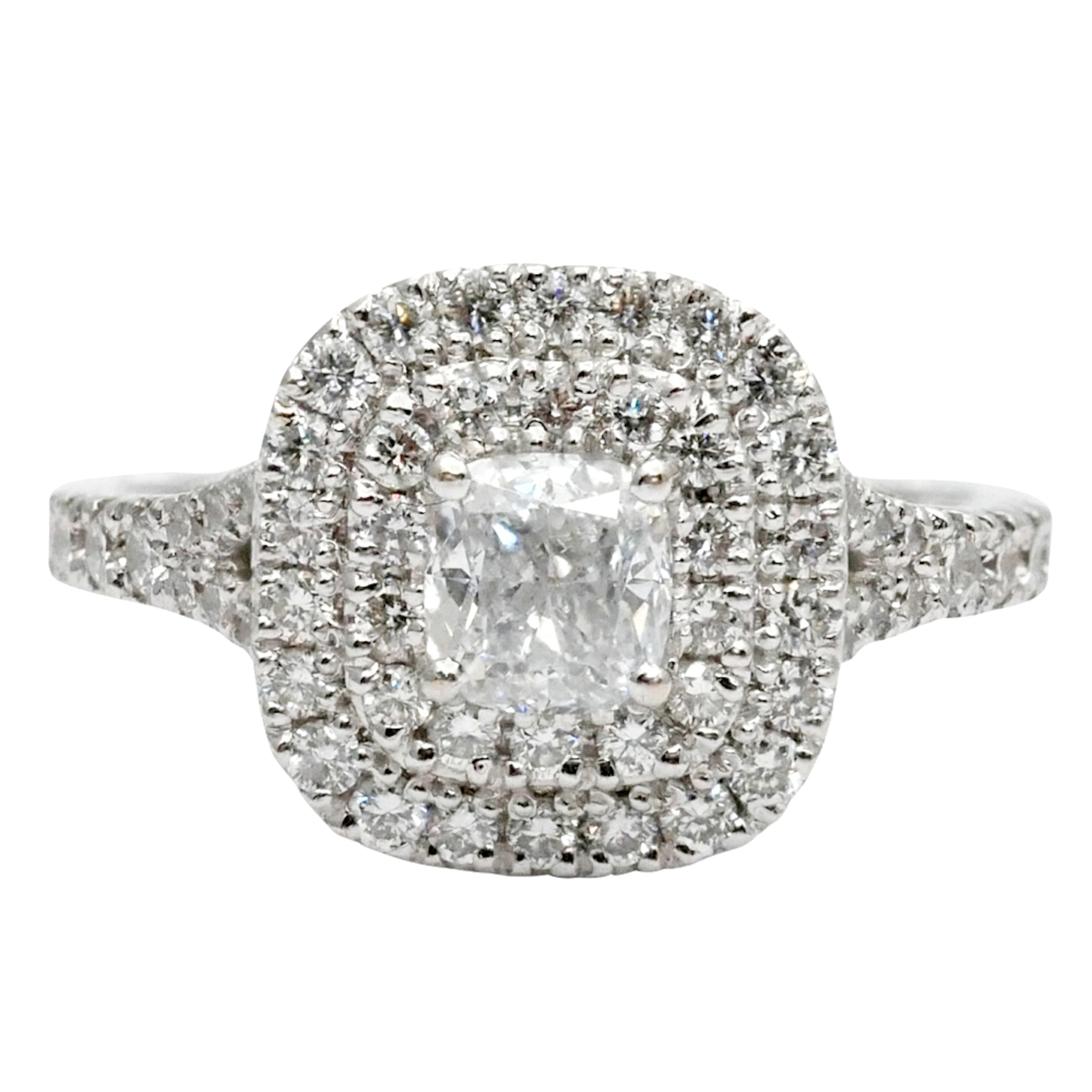 Diamond Cluster Engagement Ring
