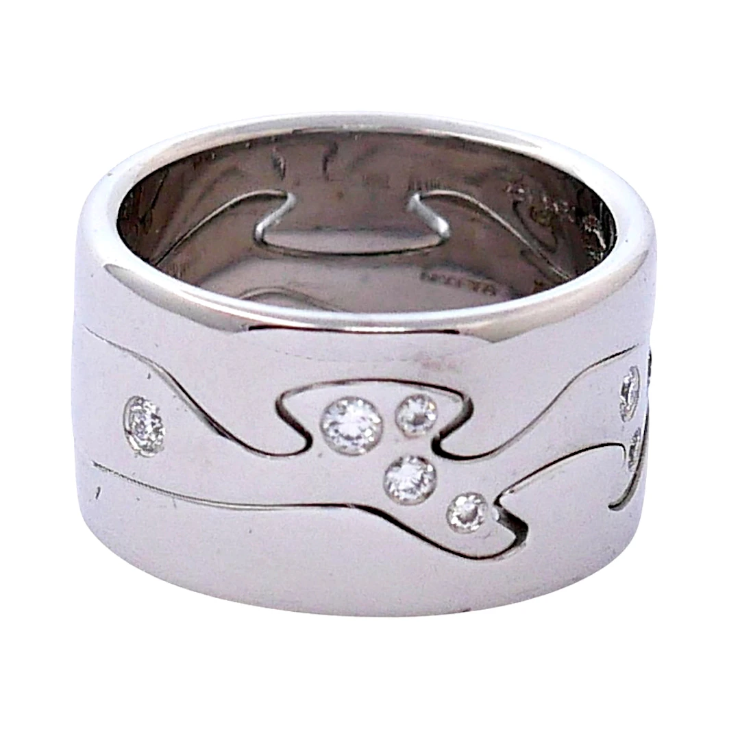 Georg Jensen Fusion Diamond Gold Ring