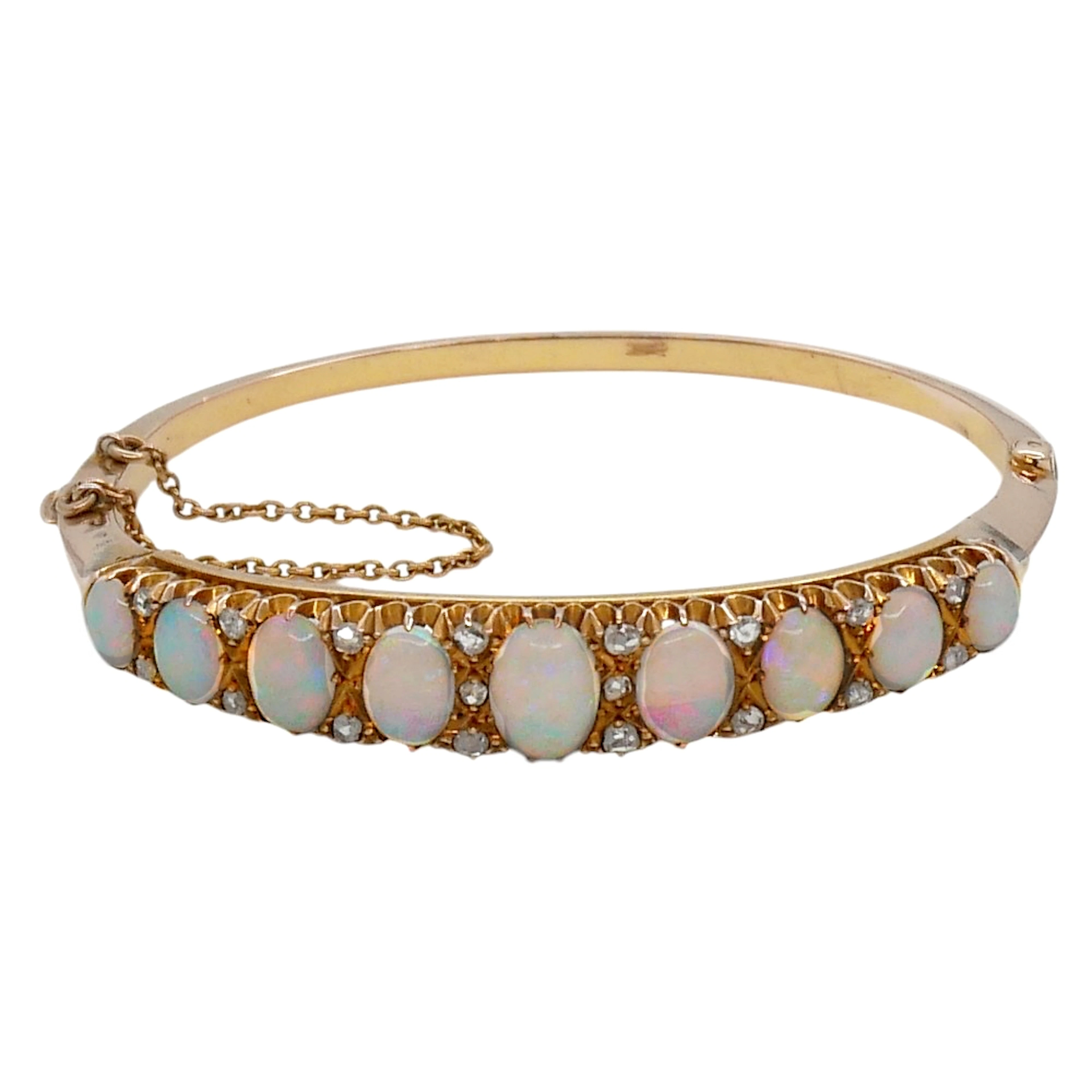Victorian Opal Diamond Bracelet