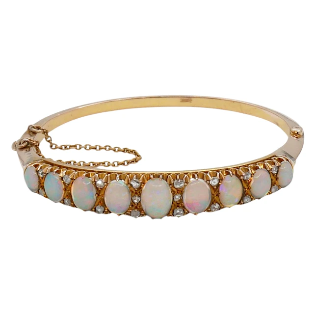 Victorian Opal Diamond Bracelet