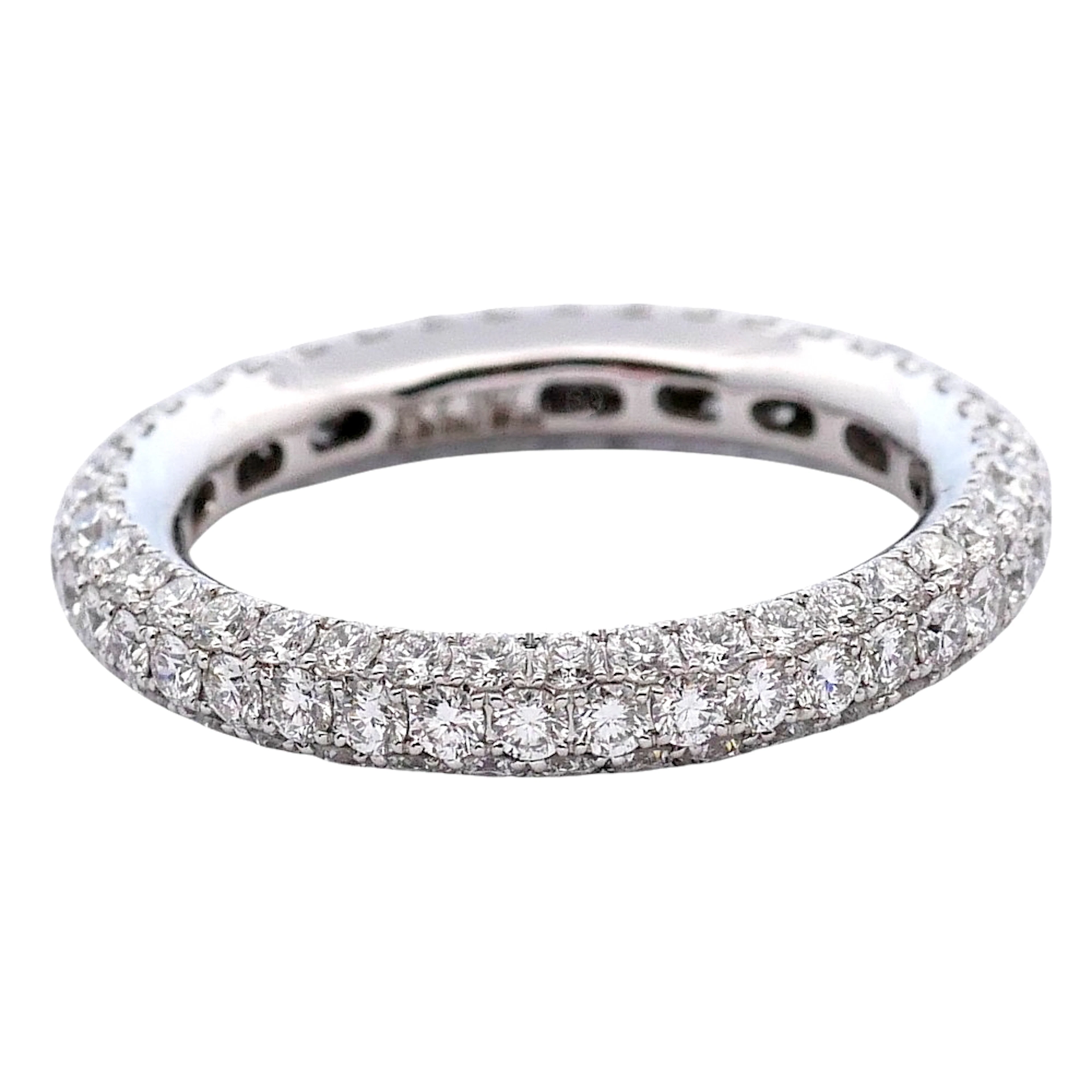 Three Row Diamond Full Eternity Ring