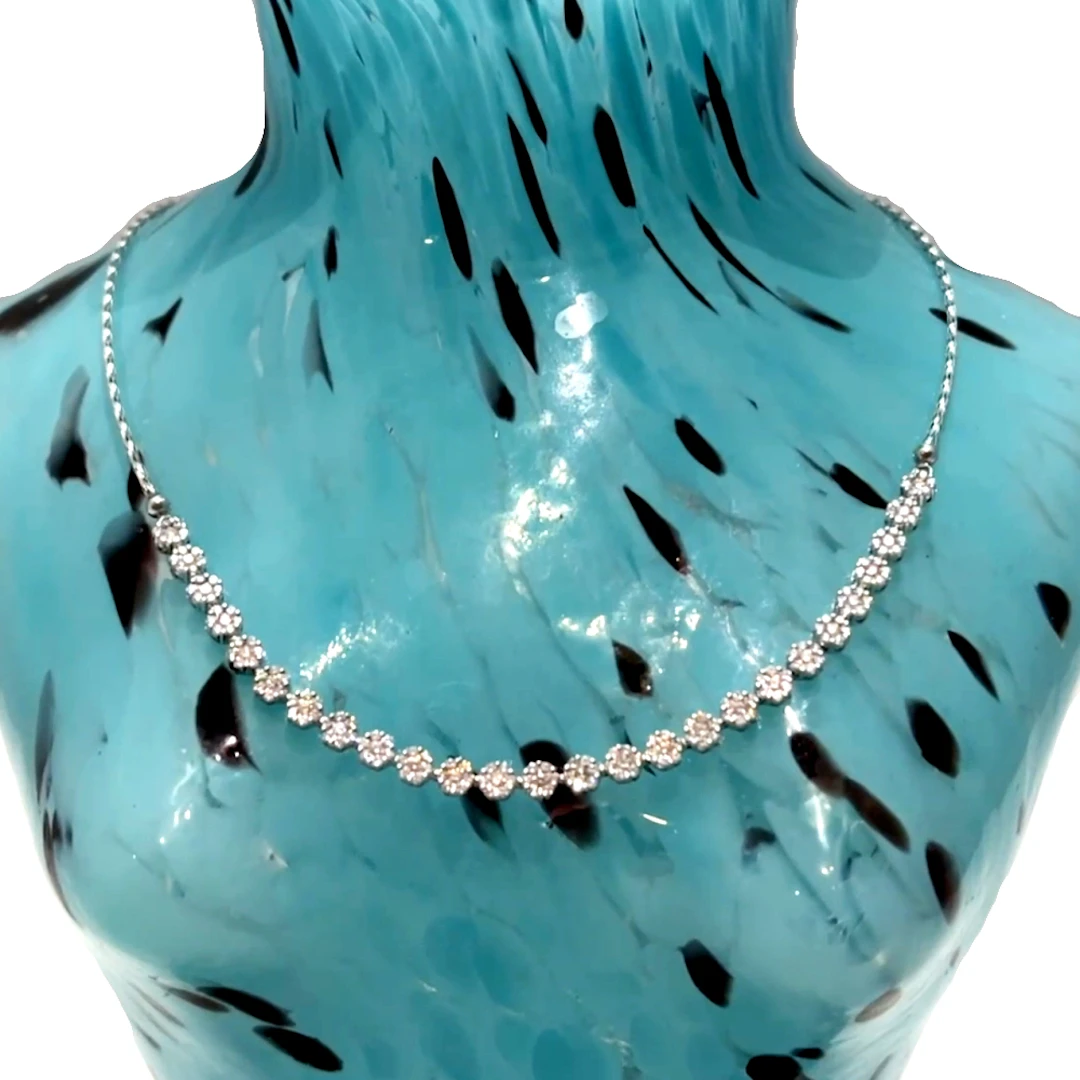 Diamond Gold Wedding Necklace