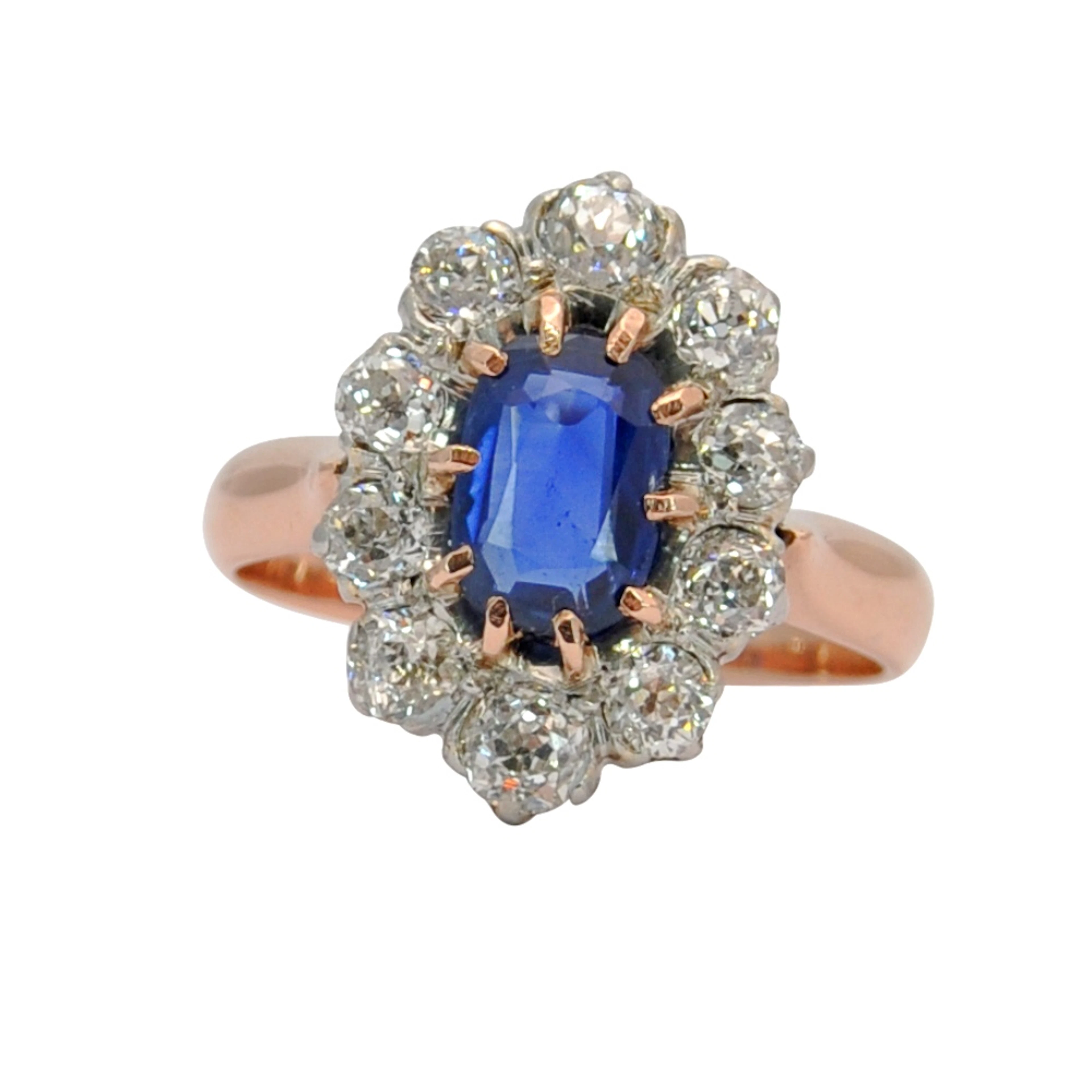 Antique Sapphire Engagement Ring